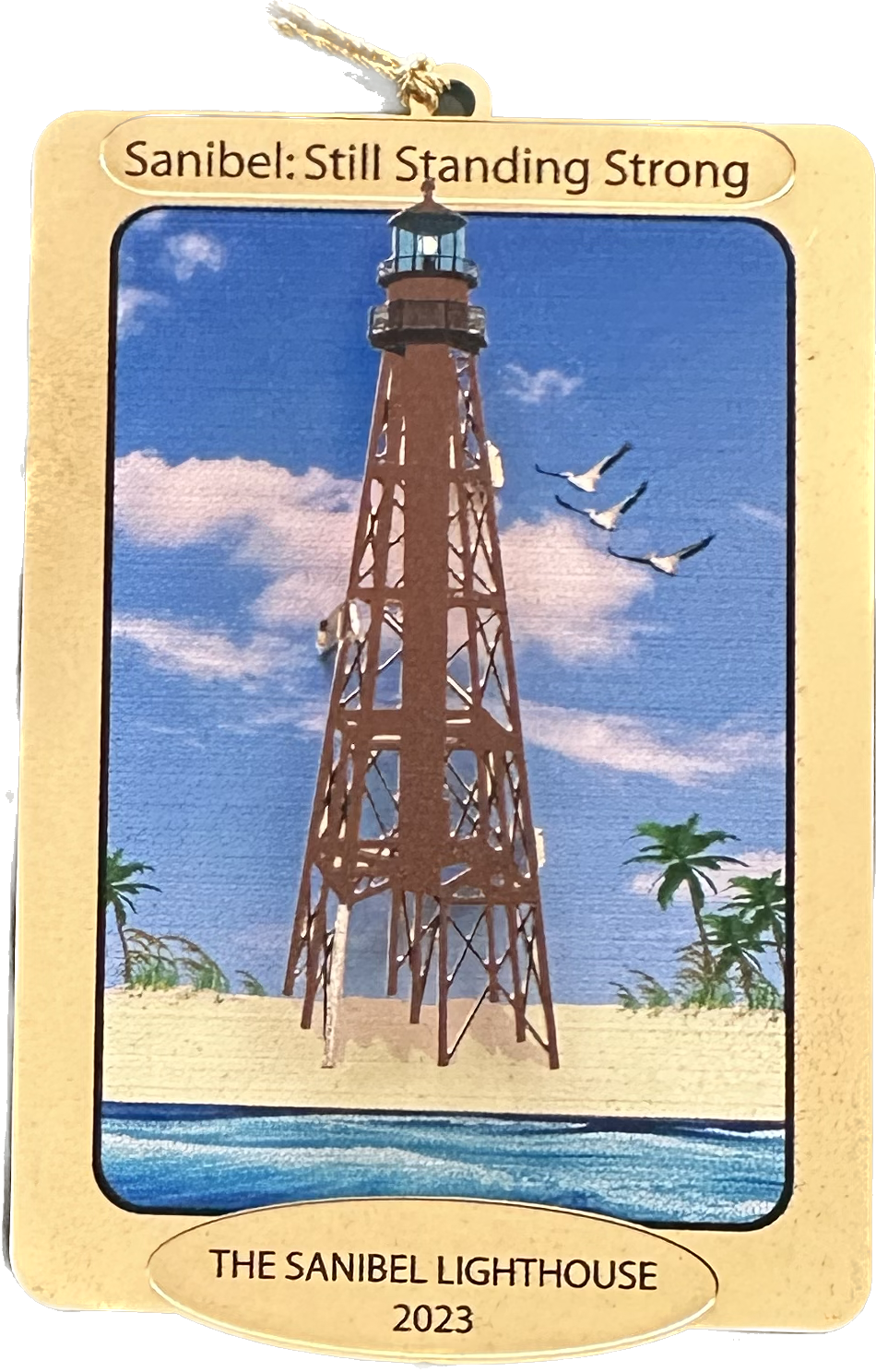 SOLD OUT FOREVER - NEW 2023 Sanibel Light Christmas Ornament by Bailey’s