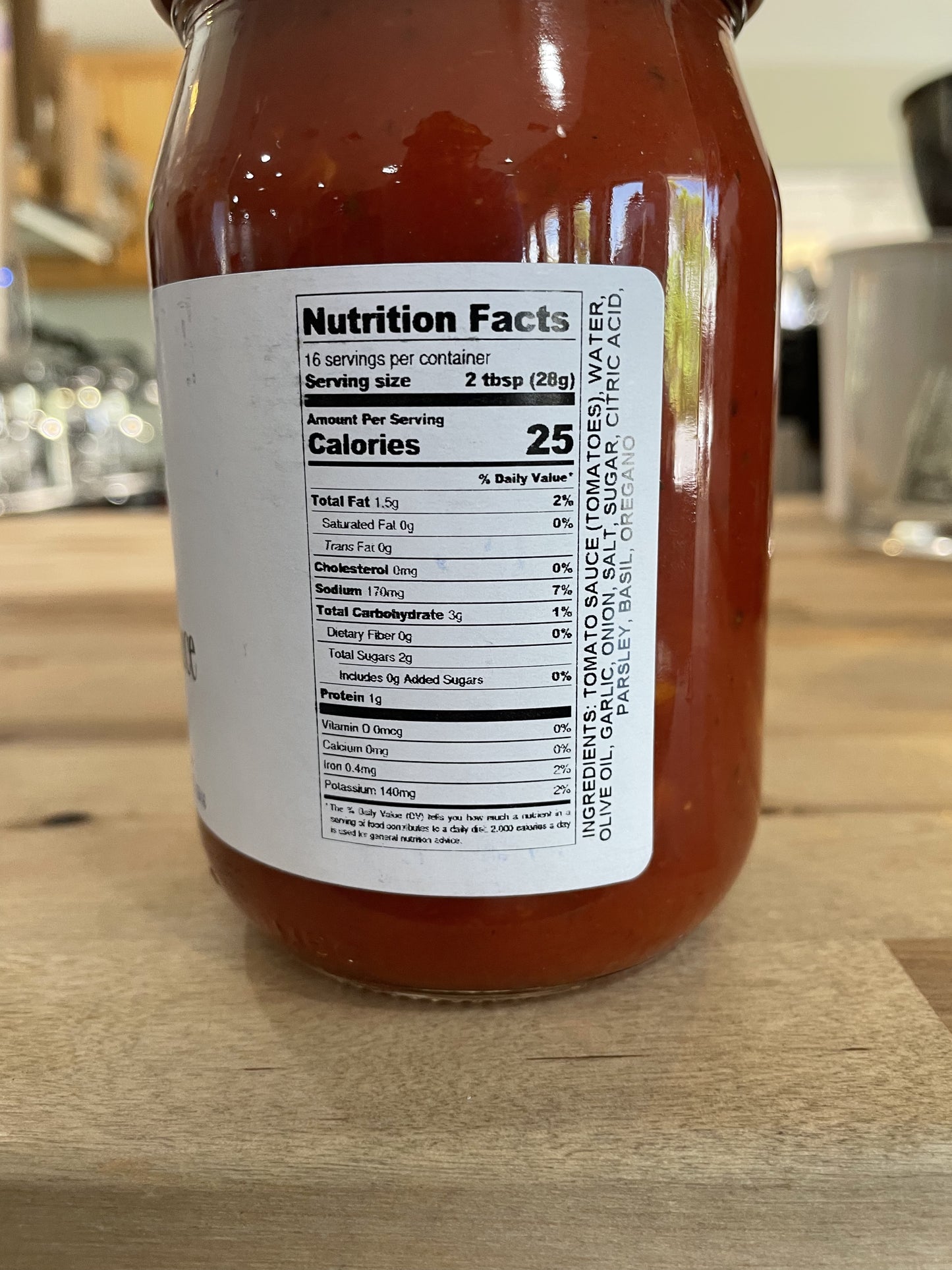 Roasted Garlic Pasta Sauce 16oz by Sanibel Packing Company