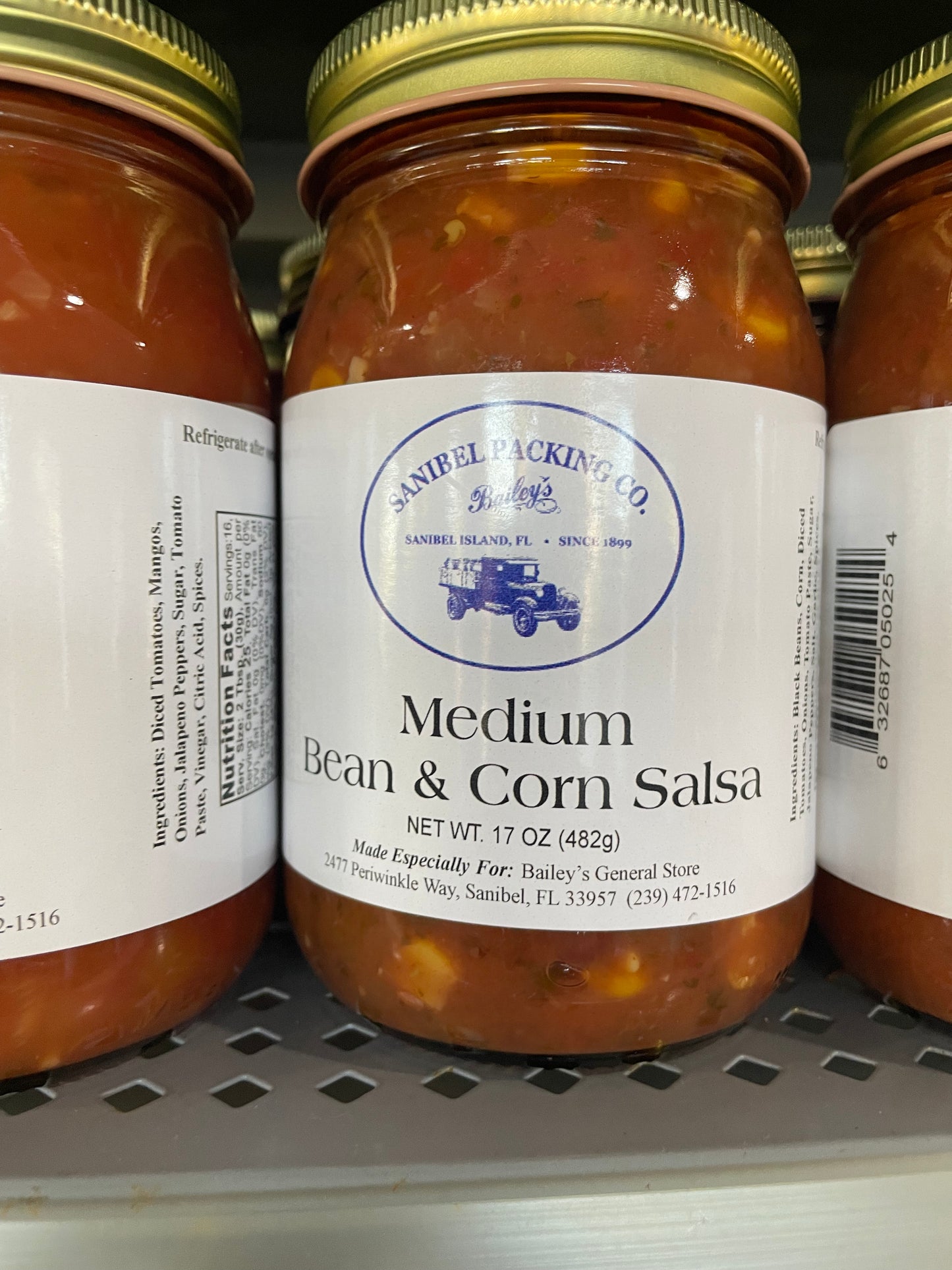 Medium Bean & Corn Salsa by Sanibel Packing Company