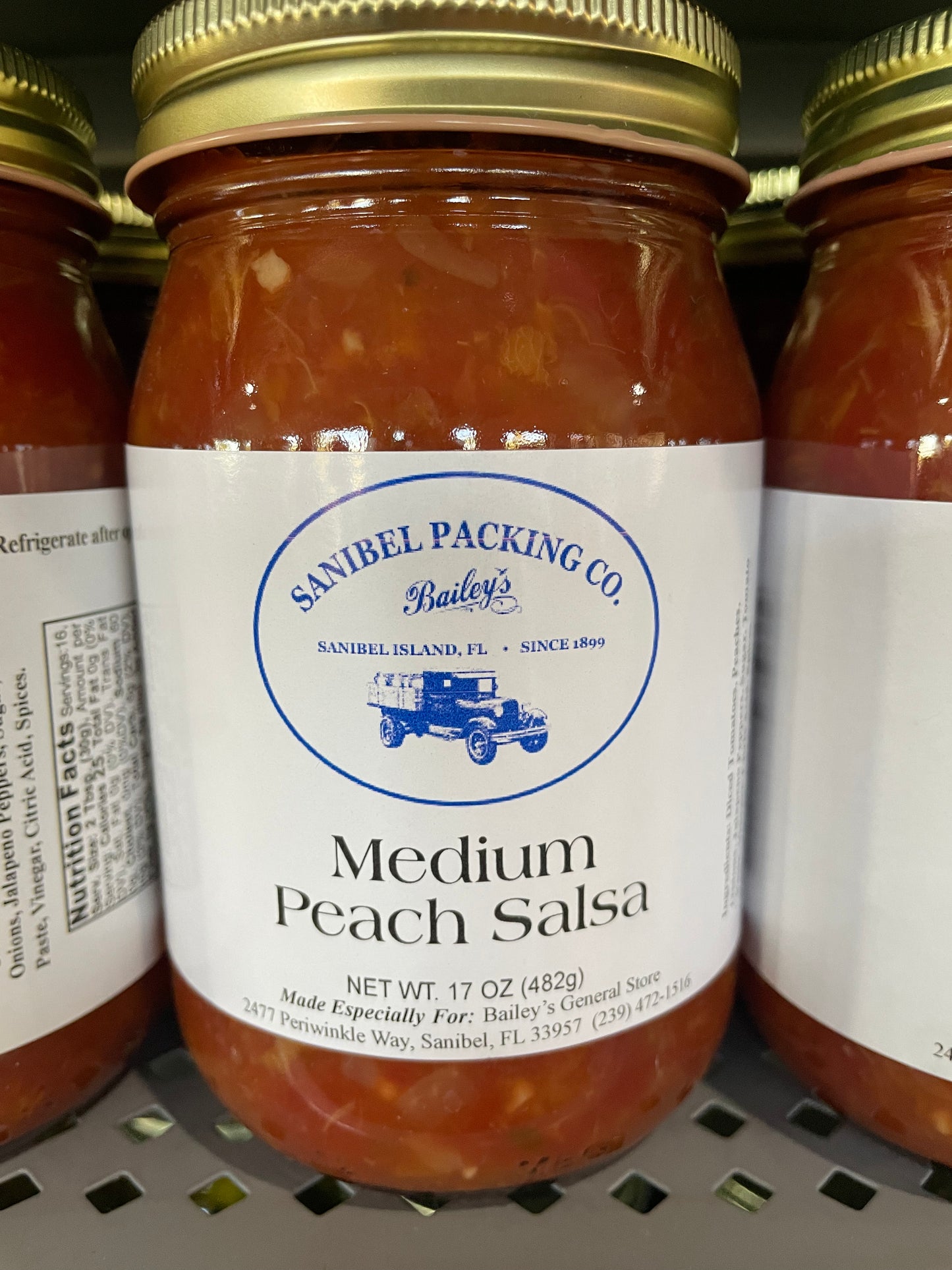 Medium Peach Salsa by Sanibel Packing Company