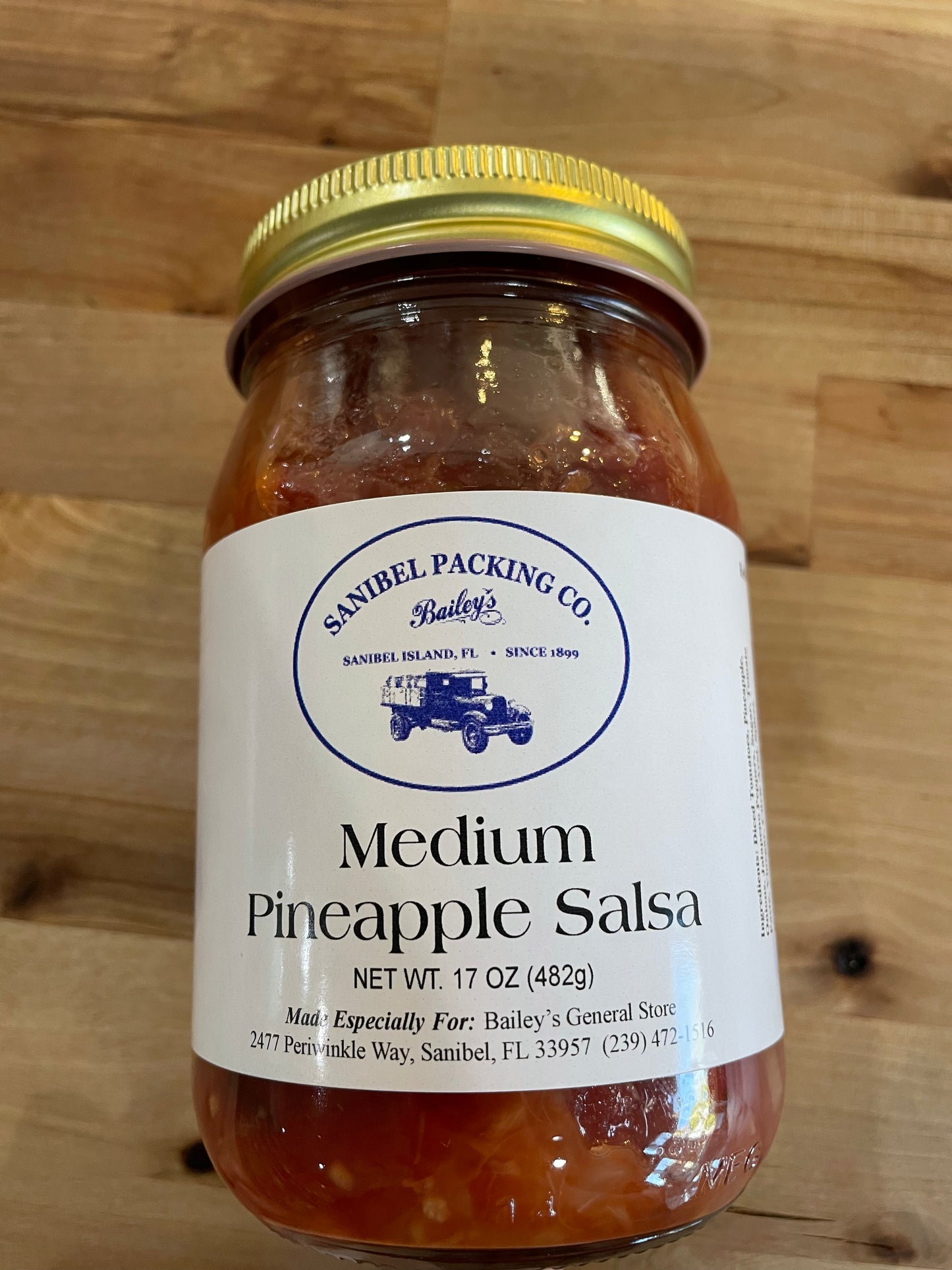 Medium Pineapple Salsa by Sanibel Packing Company