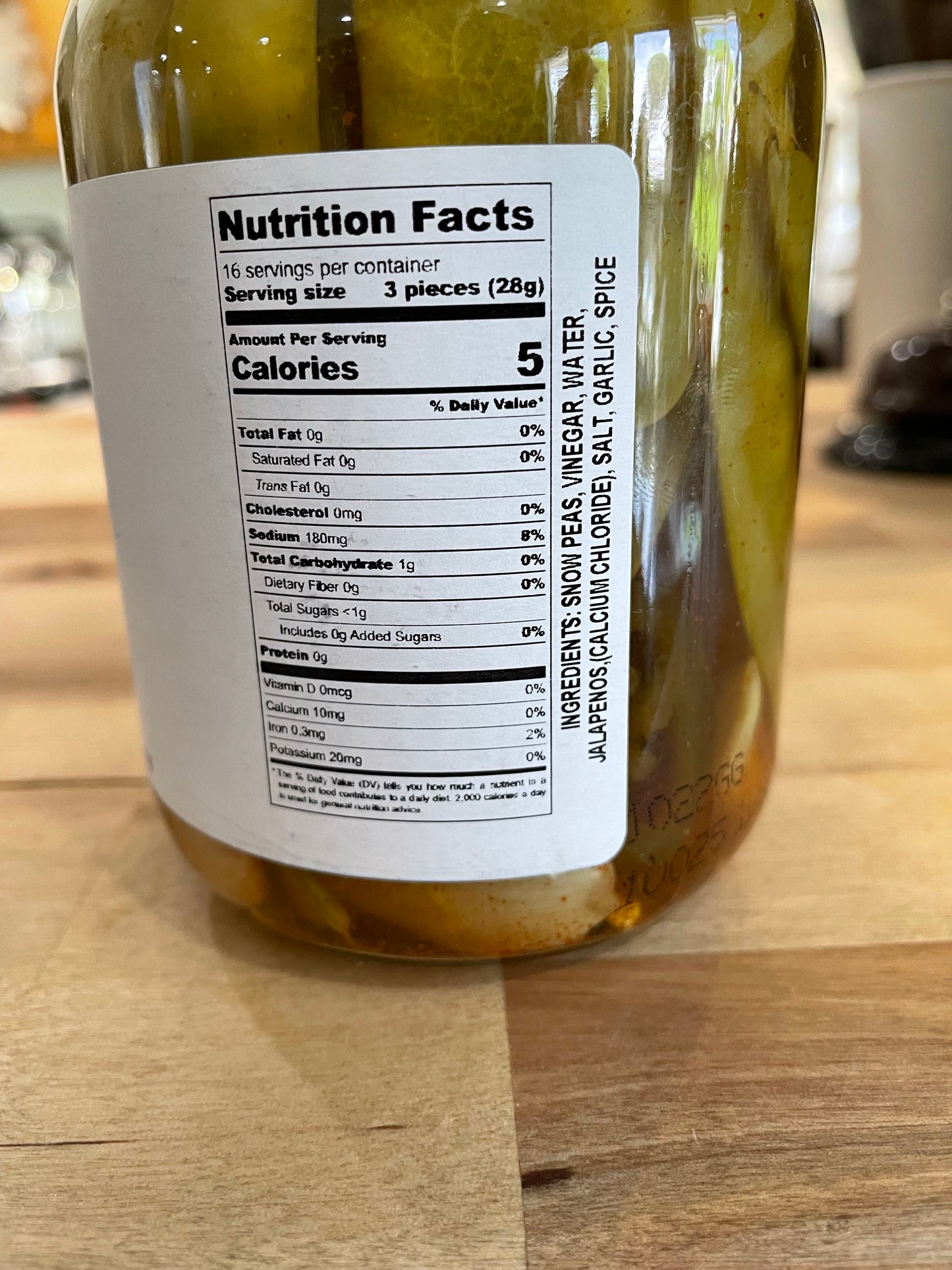 Pickled Snow Peas by Sanibel Packing Company