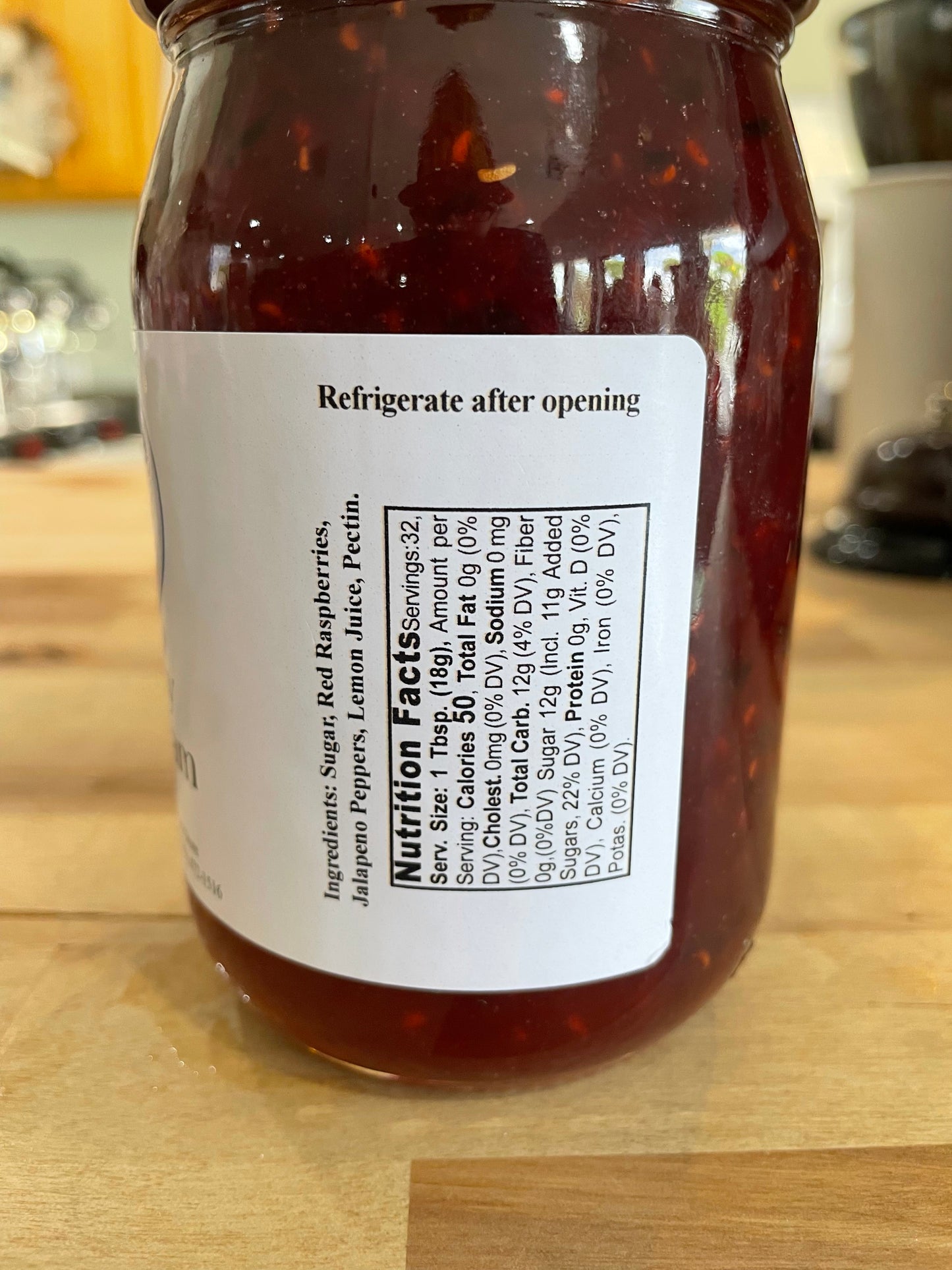 Raspberry Jalapeno Jam by Sanibel Packing Company