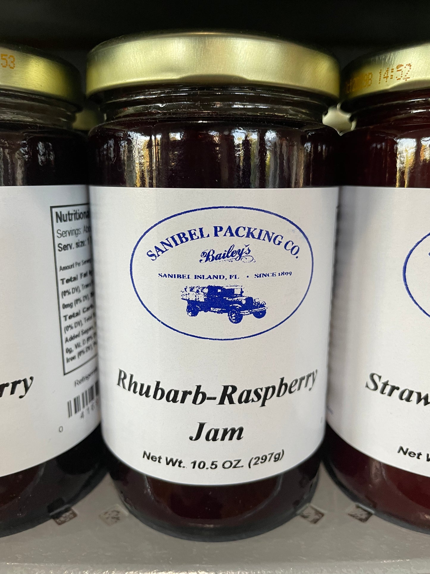 Rhubarb-Raspberry Jam by Sanibel Packing Company