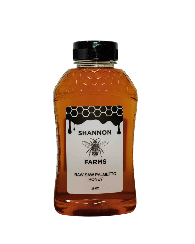 Shannon Farms Raw Saw Palmetto Honey 16oz