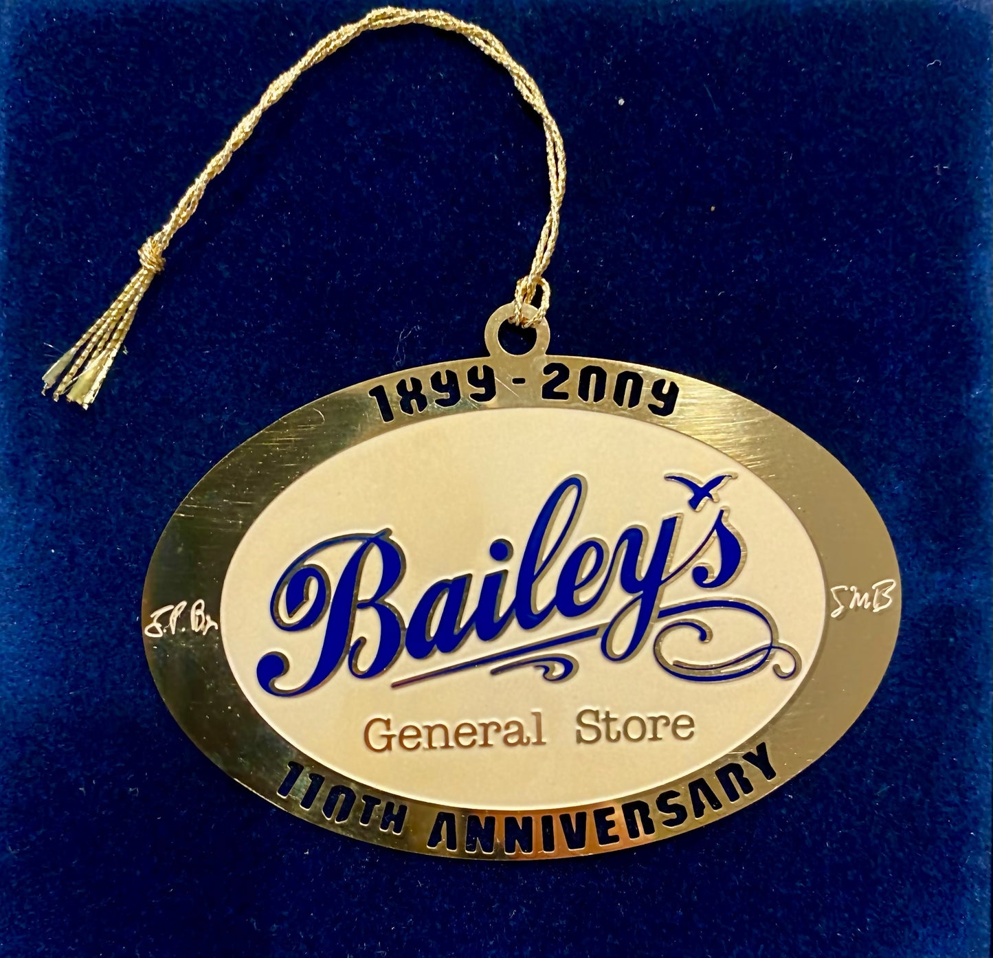 SOLD OUT 2009 Bailey's General Store 110th Anniversary Christmas Ornament