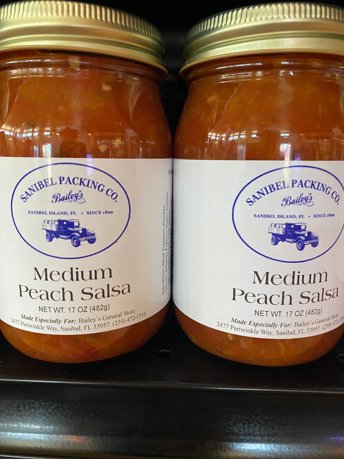 Medium Peach Salsa by Sanibel Packing Company