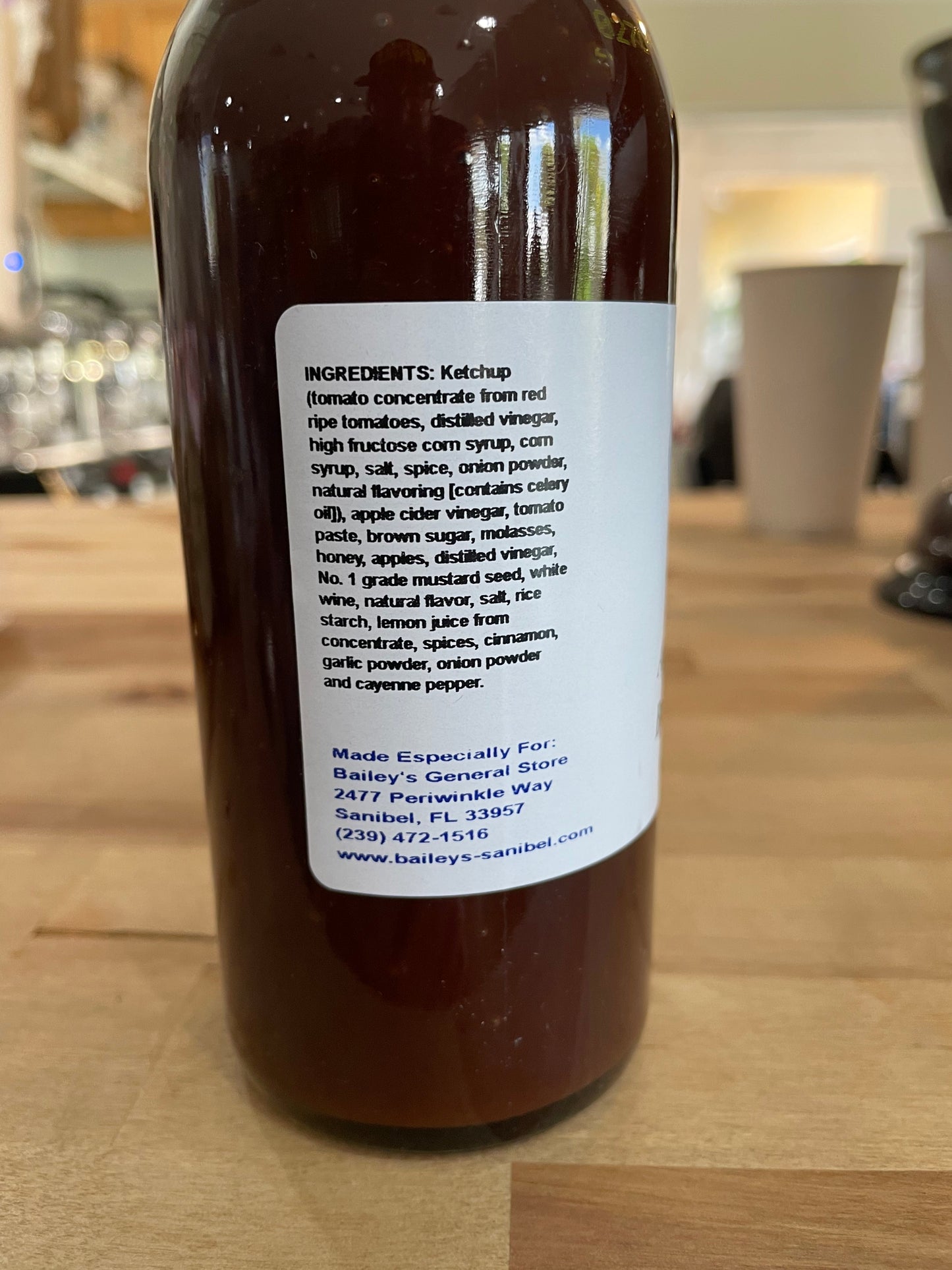 Apple Cinnamon Barbeque Sauce by Sanibel Packing Company