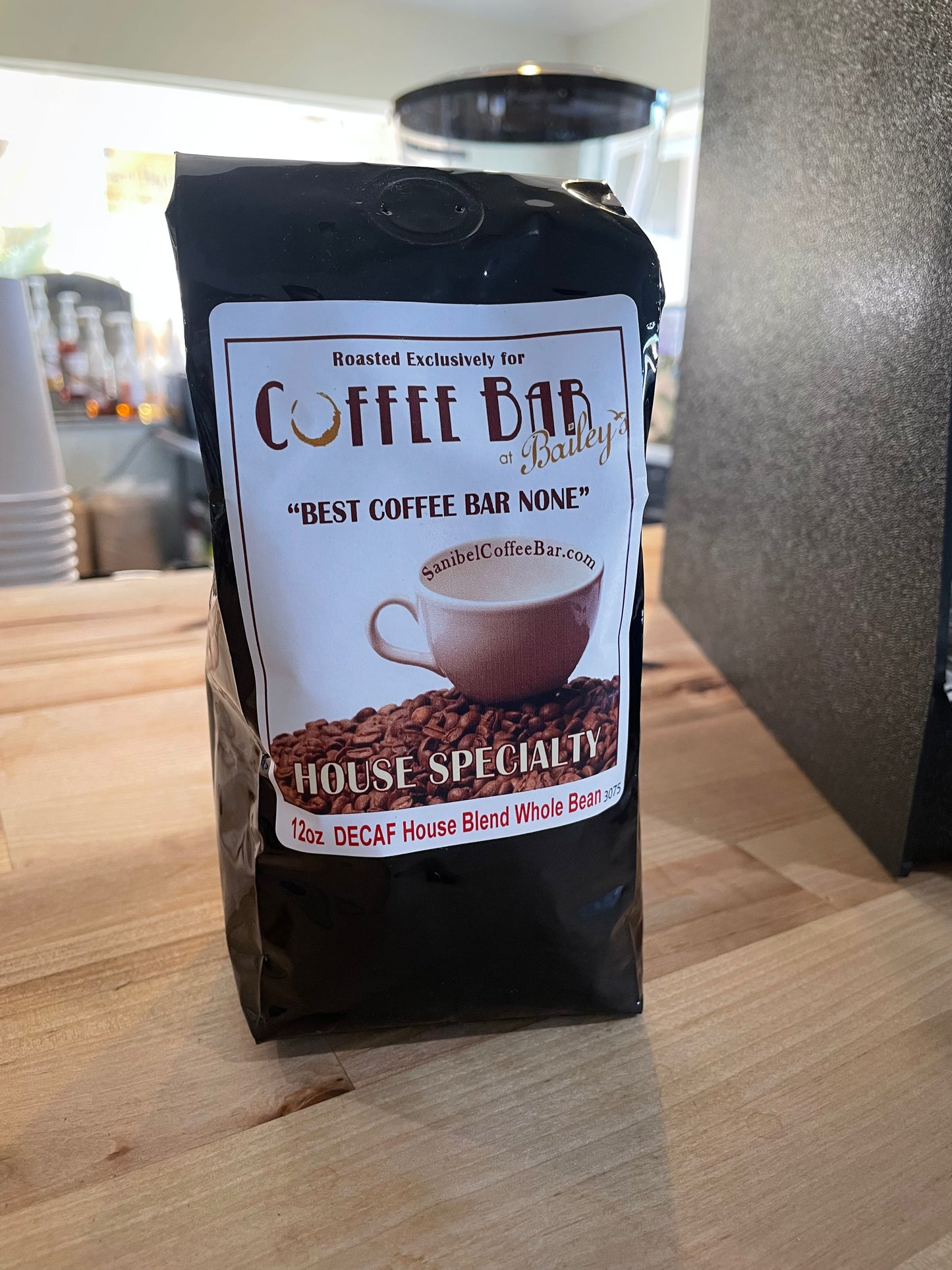 Bailey's Whole Bean Decaf House Blend Coffee 12oz