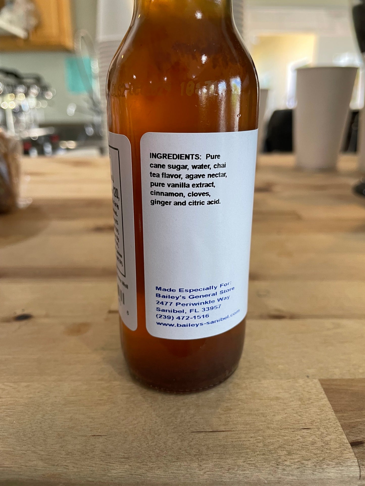 Chai Latte Coffee Syrup by Sanibel Packing Company