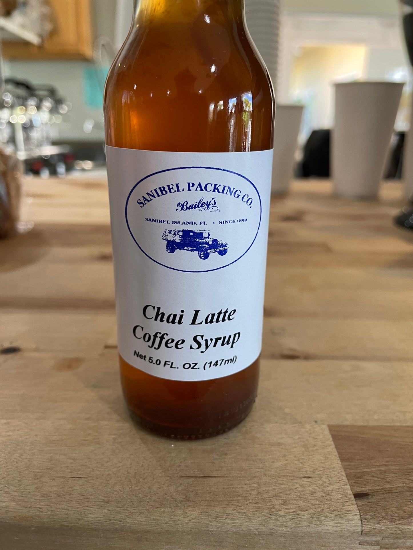 Chai Latte Coffee Syrup by Sanibel Packing Company