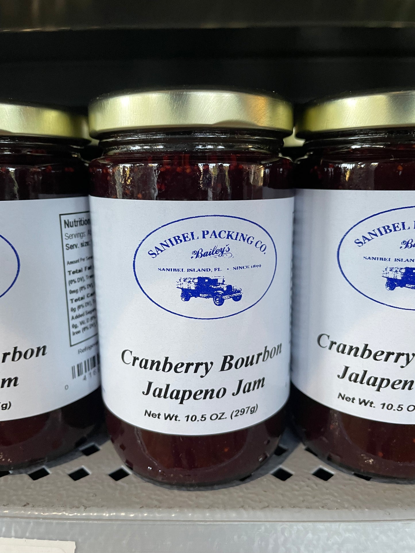 Cranberry Bourbon Jalapeno Jam by Sanibel Packing Company