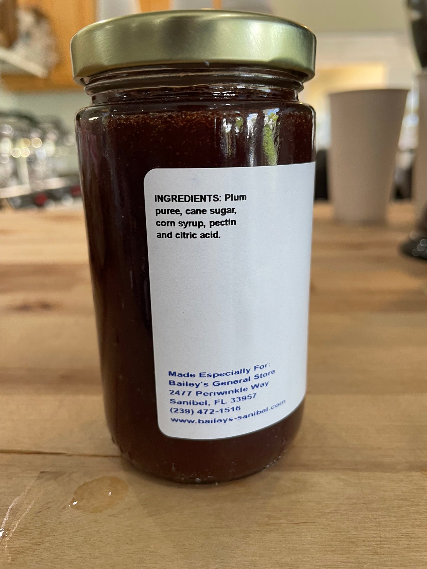 Damson Plum Jam by Sanibel Packing Company