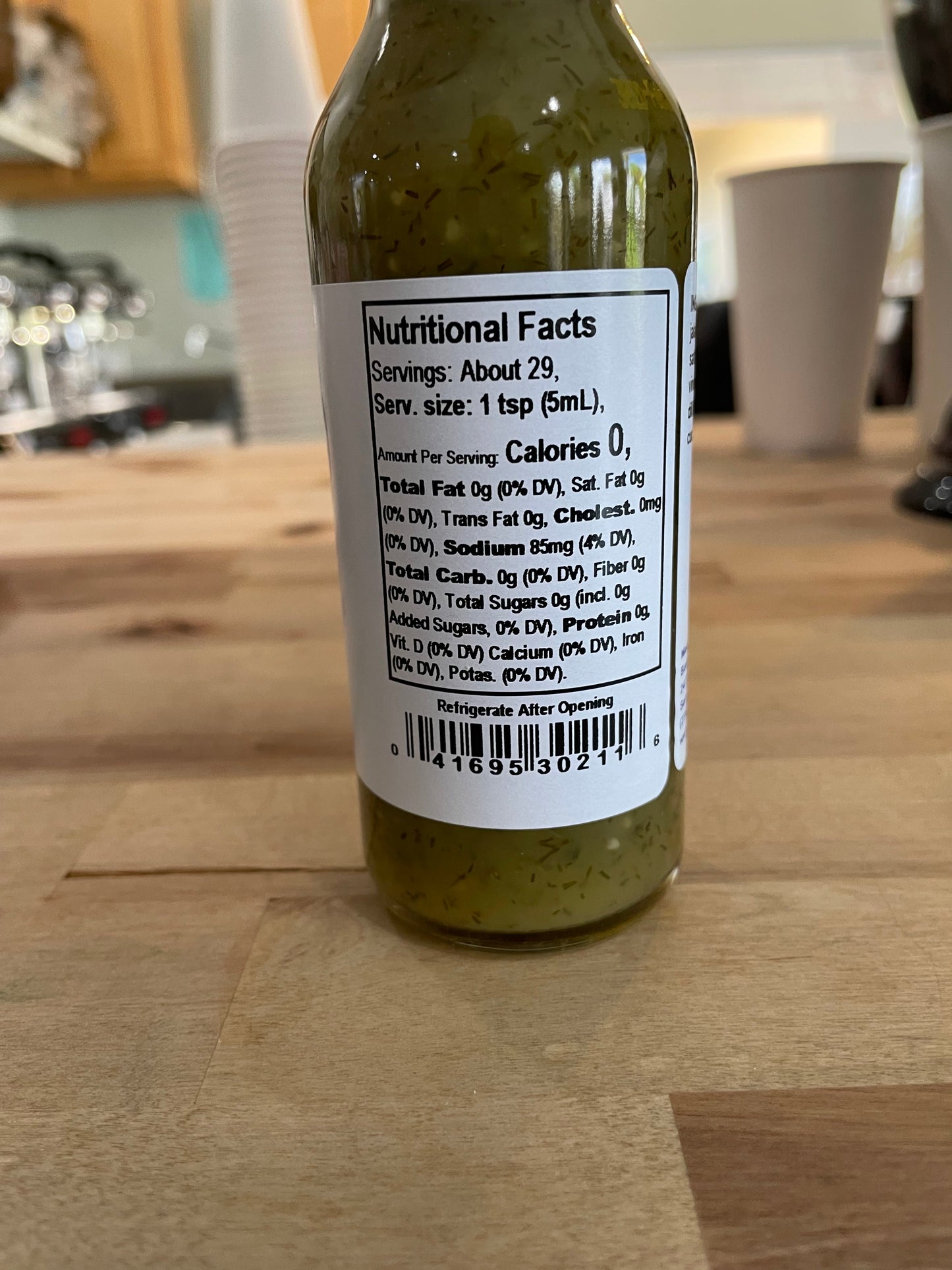 Dill Pickle Hot Sauce by Sanibel Packing Company