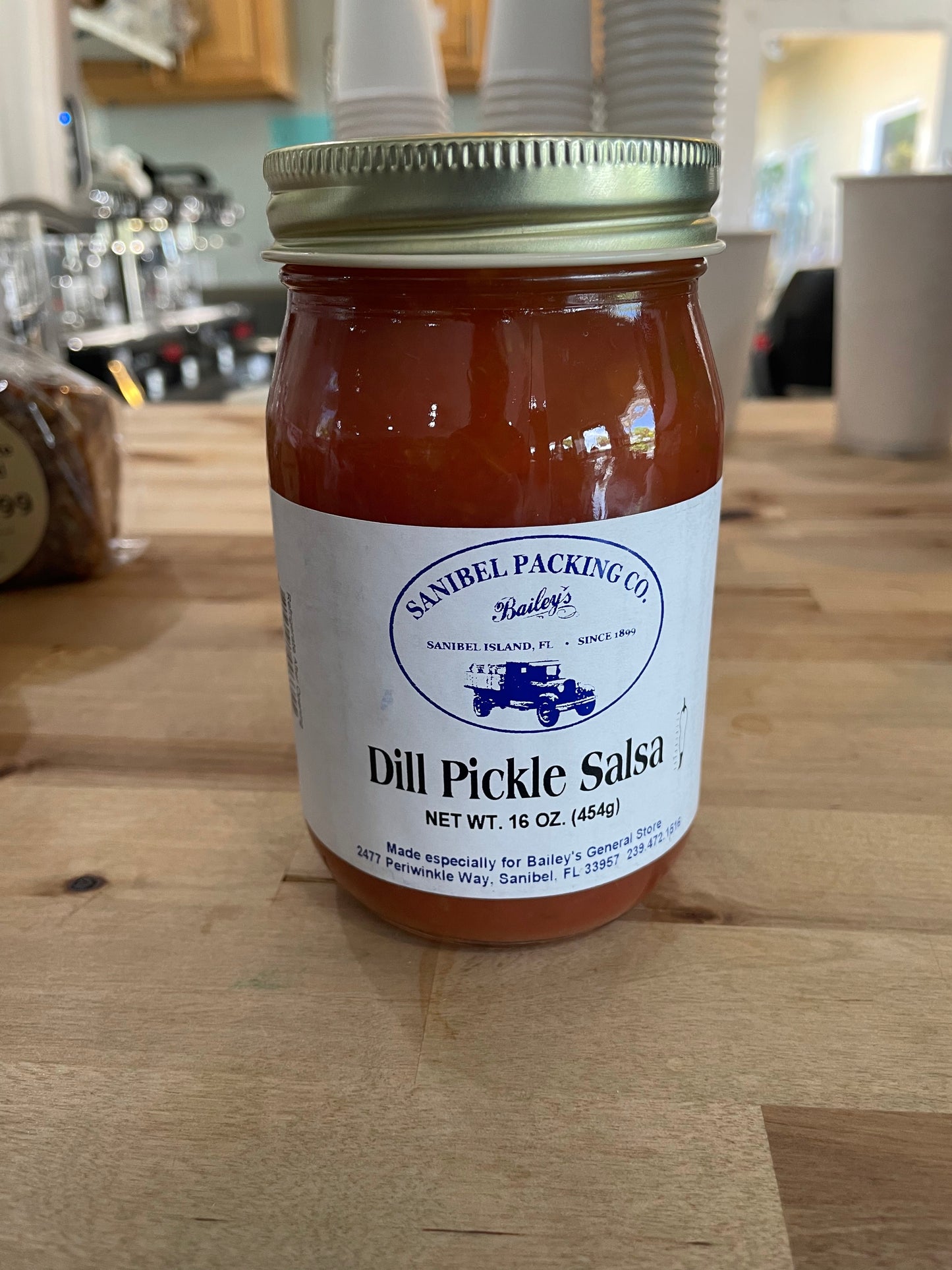 Dill Pickle Salsa by Sanibel Packing Company
