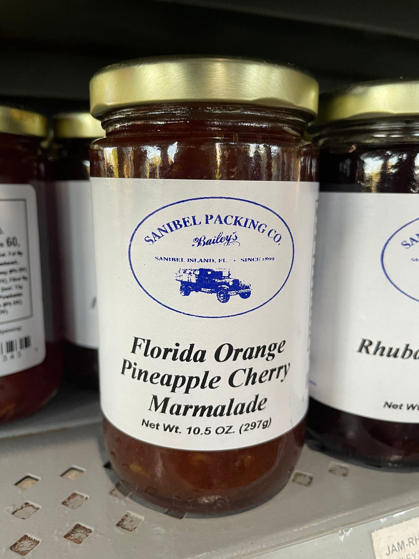 Florida Orange Pineapple Cherry Marmalade by Sanibel Packing Company