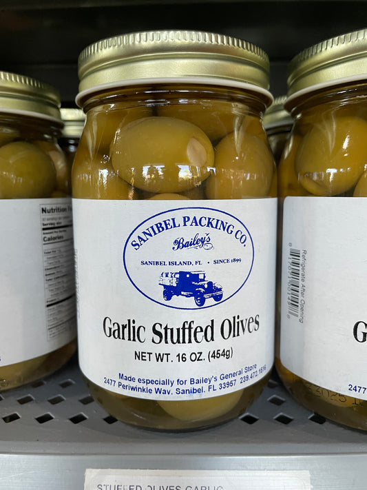 Garlic Stuffed Olives by Sanibel Packing Company