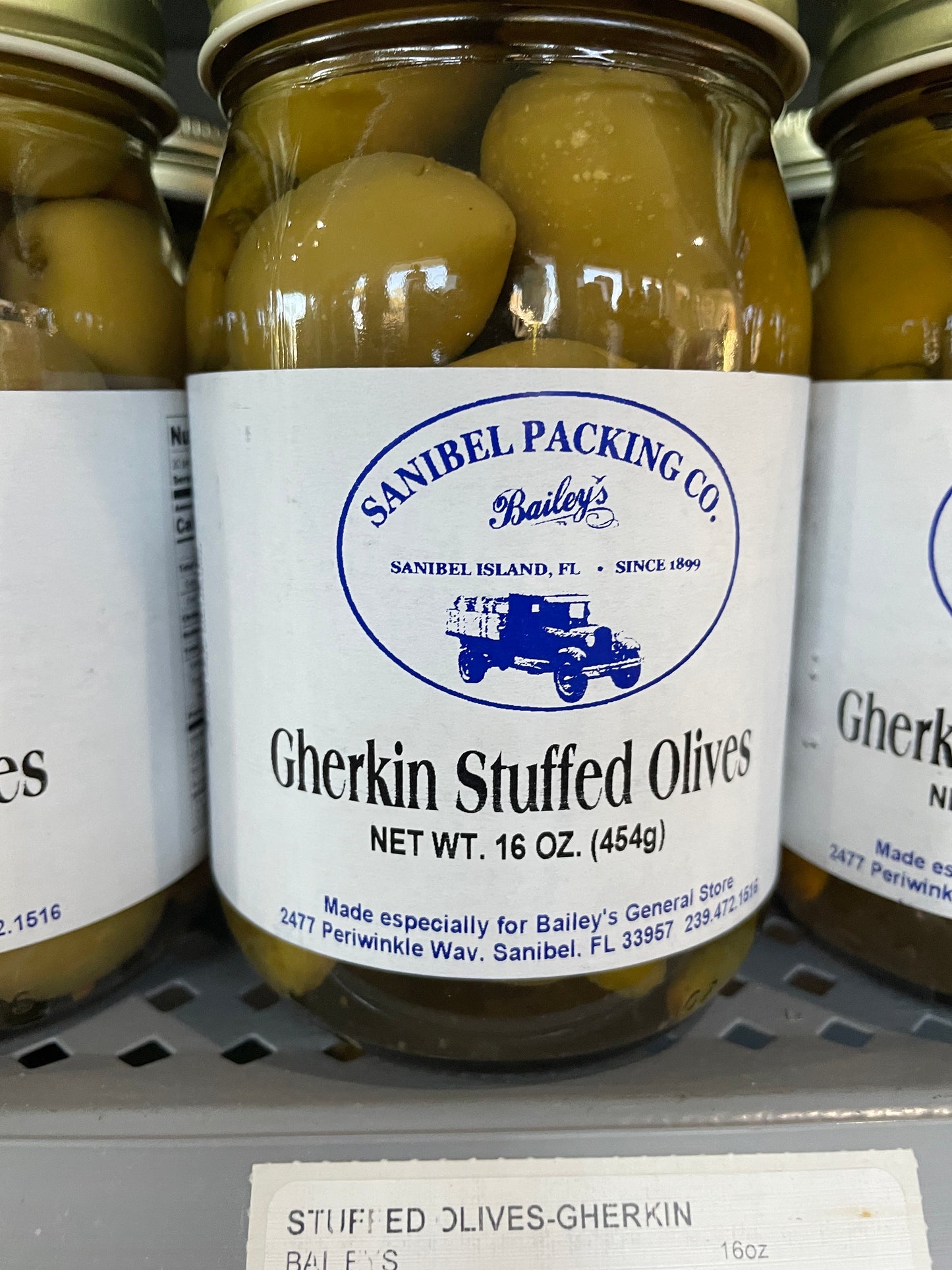 Gherkin Stuffed Olives by Sanibel Packing Company