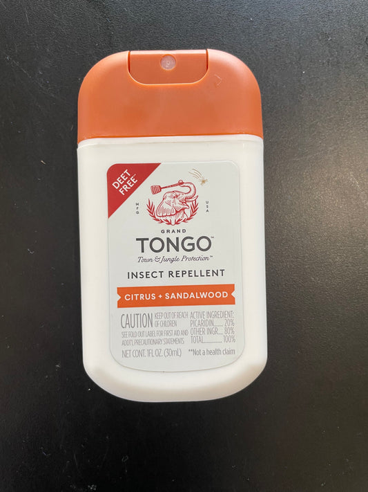 Grand Tongo Citrus Sandlewood Insect Repellent Pocket Pump 1oz