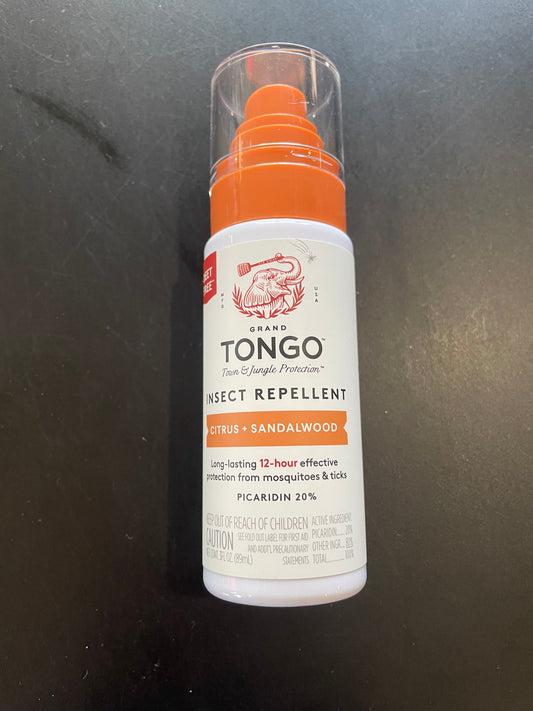 Grand Tongo Citrus Sandlewood Insect Repellent Pump 3oz