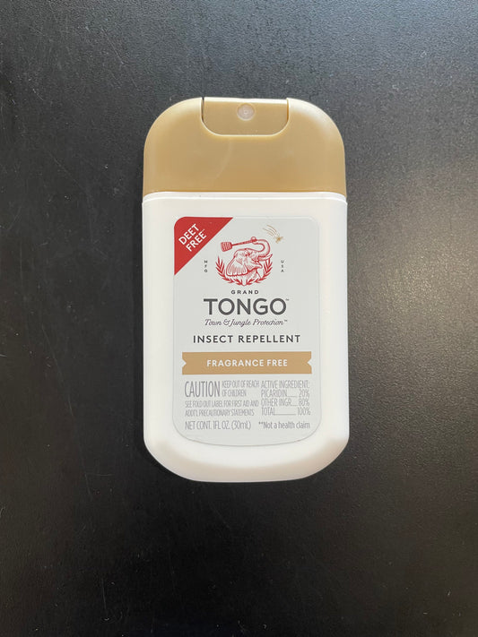Grand Tongo Fragrance Free Insect Repellent Pocket Pump 1oz