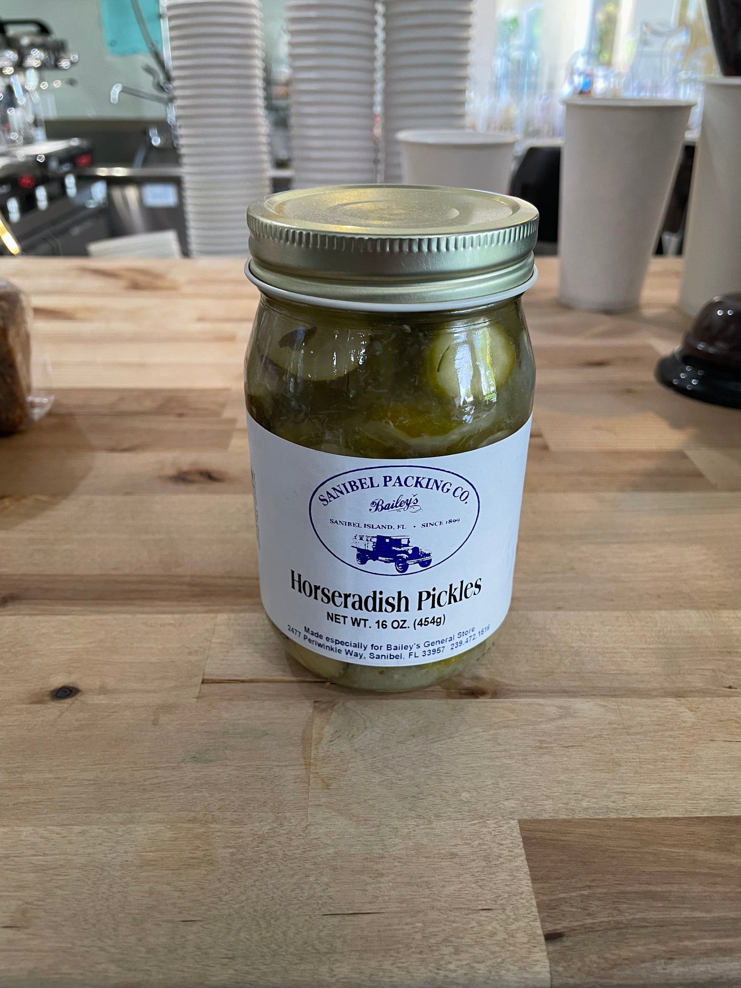 Horseradish Pickles by Sanibel Packing Company