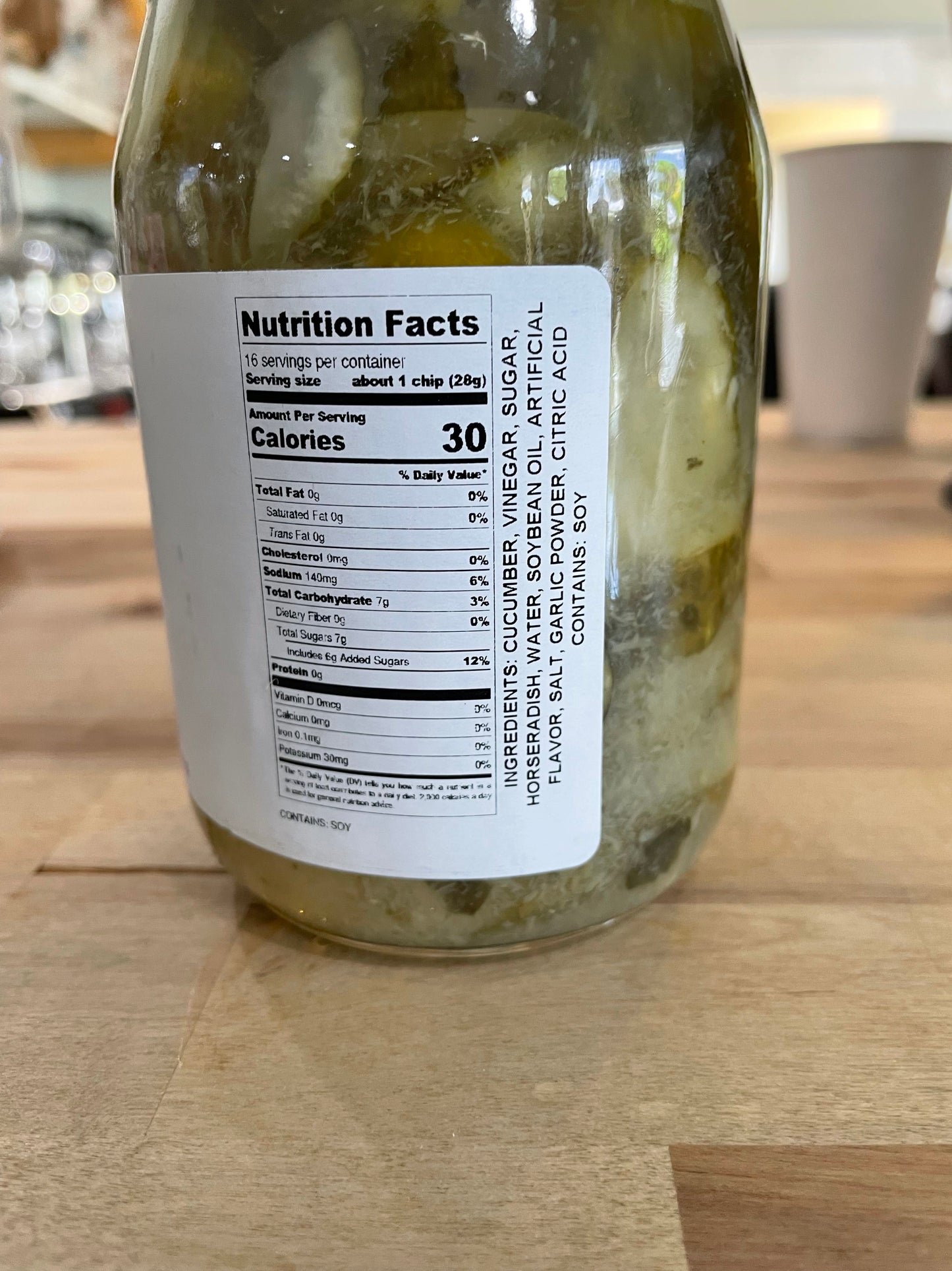 Horseradish Pickles by Sanibel Packing Company
