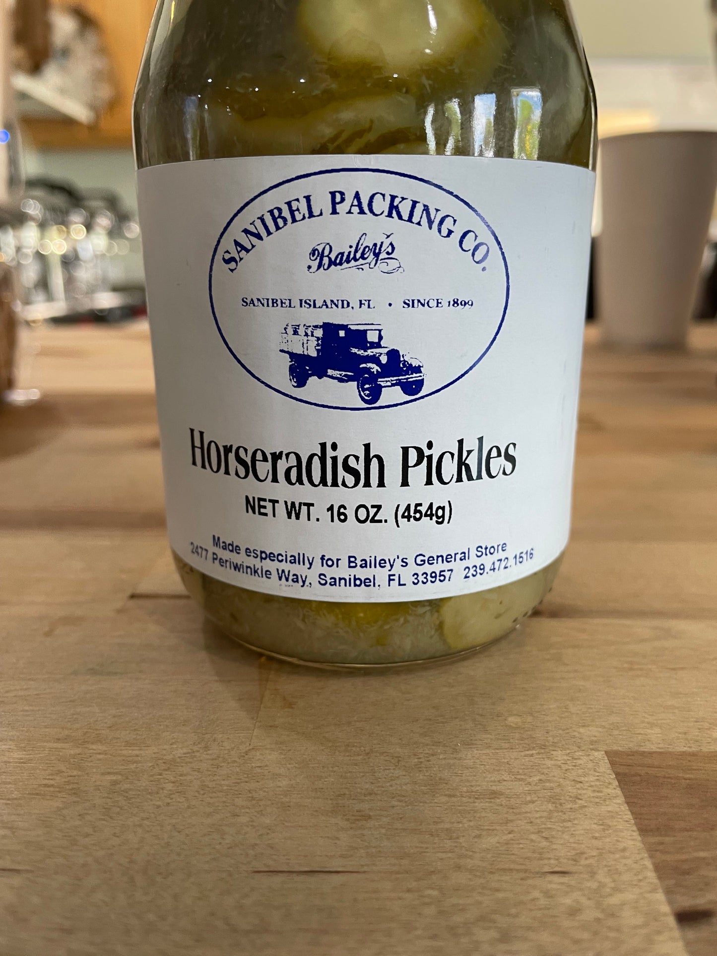 Horseradish Pickles by Sanibel Packing Company