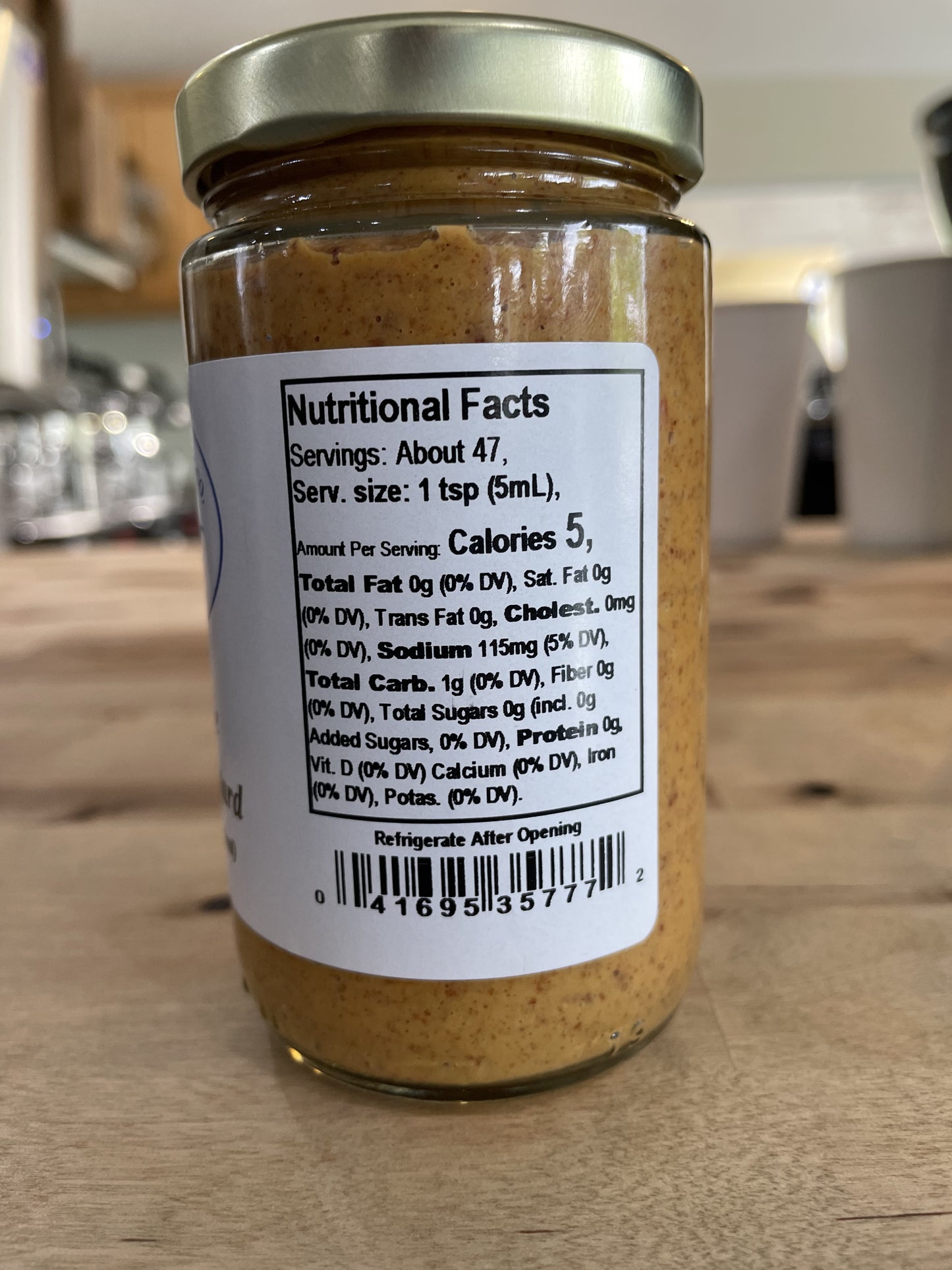 Chili Stone Ground Mustard 8oz by Sanibel Packing Company