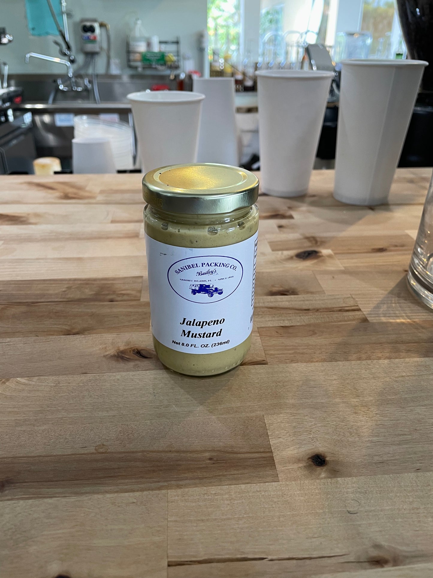 Jalapeno Mustard 8oz by Sanibel Packing Company