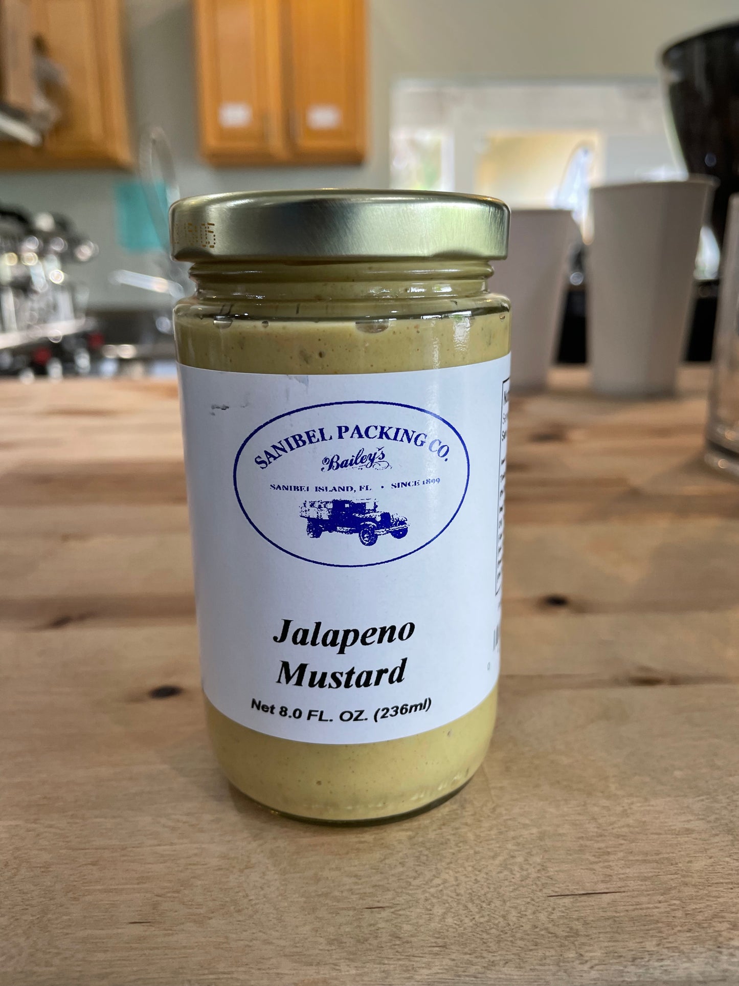 Jalapeno Mustard 8oz by Sanibel Packing Company