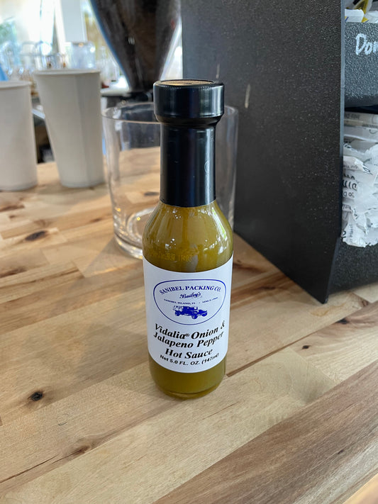 Vidalia Onion & Jalapeno Pepper Hot Sauce 5oz by Sanibel Packing Company