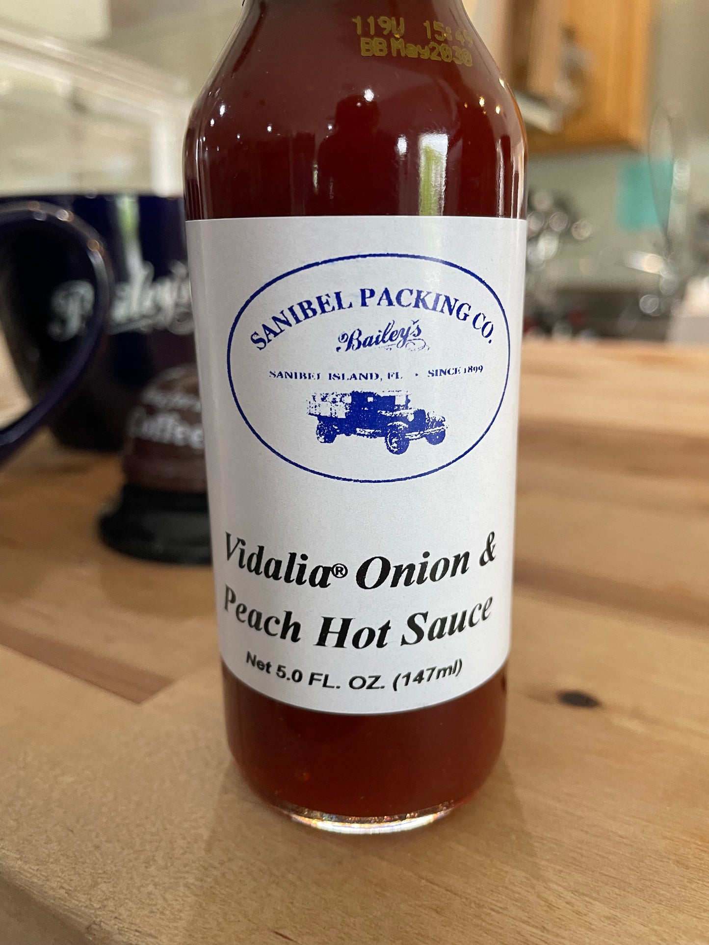 Vidalia Onion & Peach Hot Sauce 5oz by Sanibel Packing Company