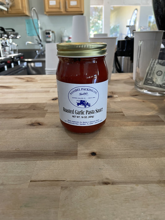 Roasted Garlic Pasta Sauce 16oz by Sanibel Packing Company