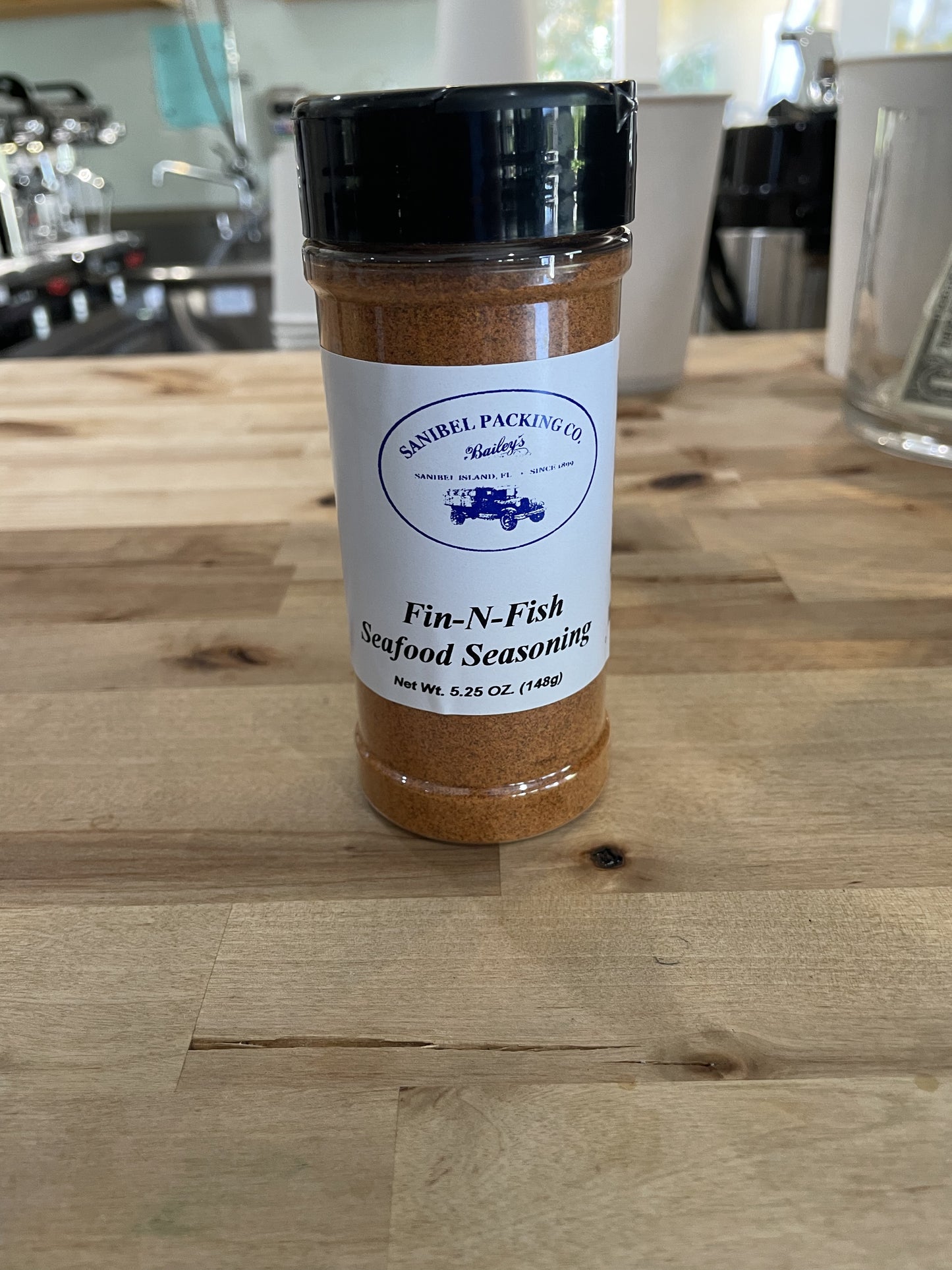 Fin-N-Fish Seafood Seasoning 5.25oz by Sanibel Packing Company