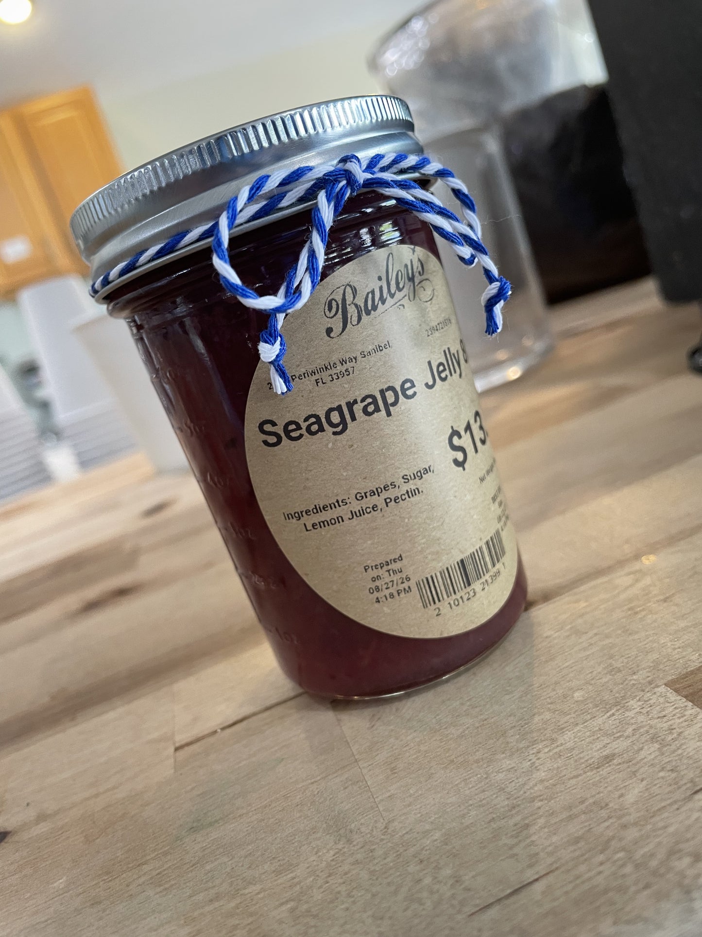 Bailey's Sea Grape Jelly 8oz