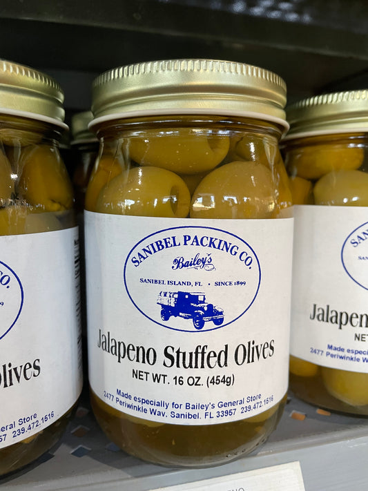 Jalapeno Stuffed Olives by Sanibel Packing Company