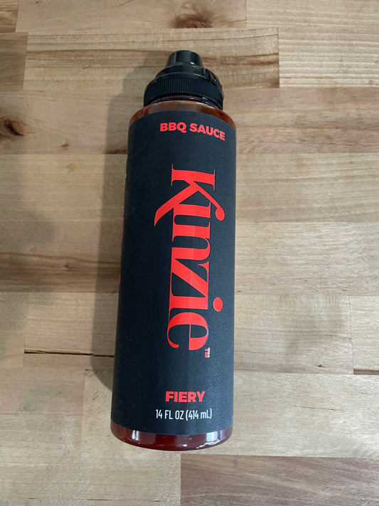 Kinzie Foods Fiery BBQ Sauce 14oz