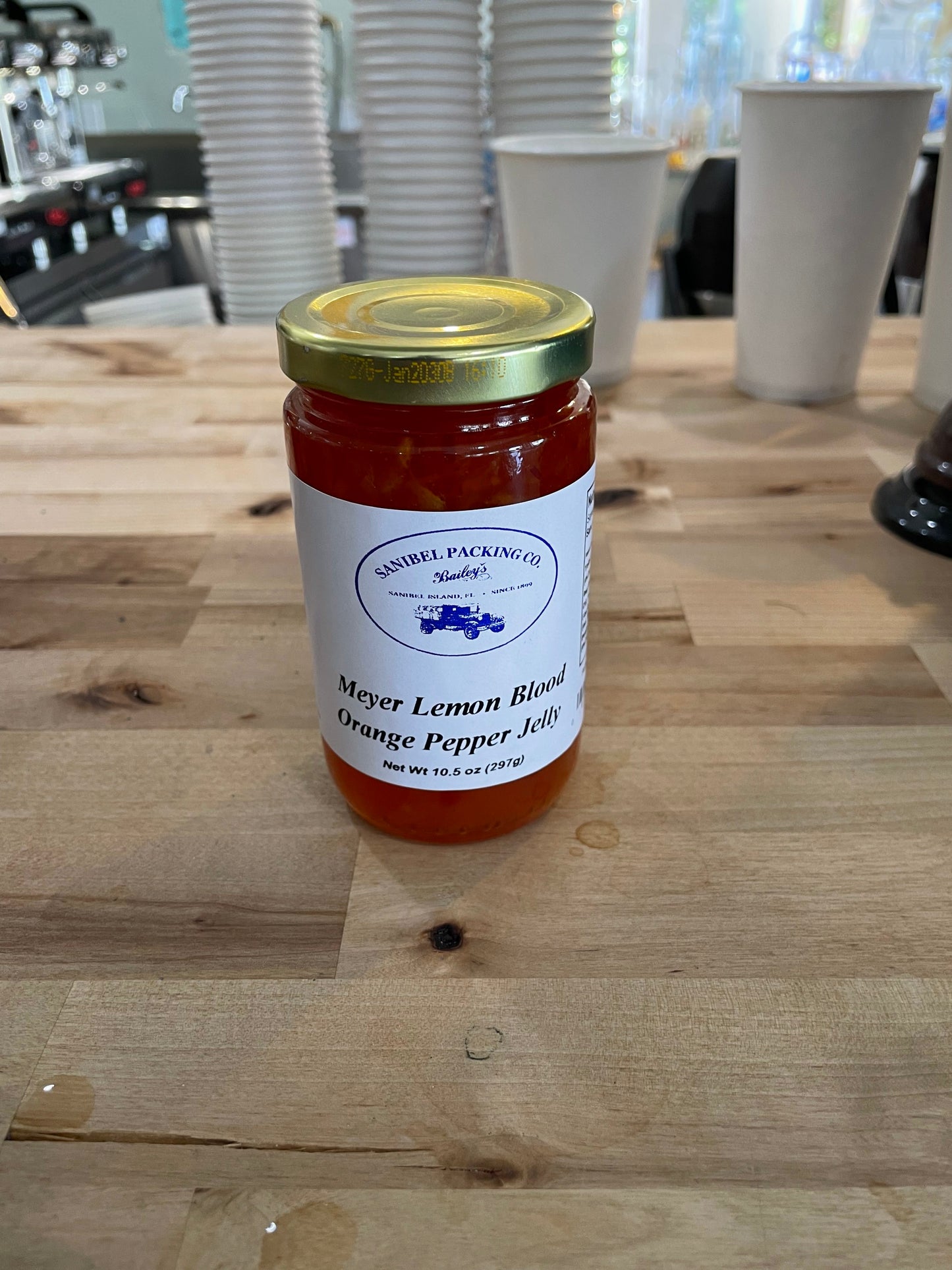 Meyer Lemon Blood Orange Pepper Jelly by Sanibel Packing Company