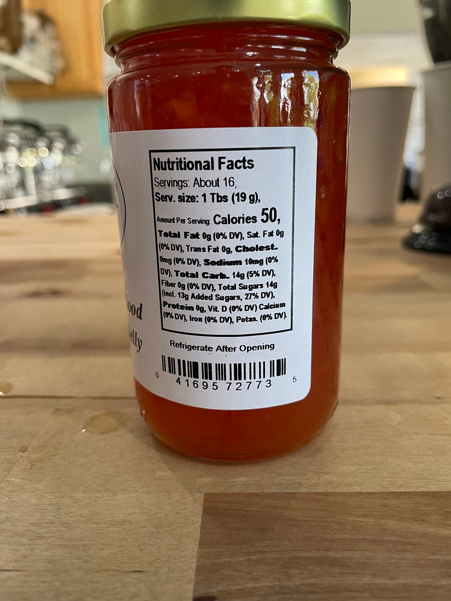 Meyer Lemon Blood Orange Pepper Jelly by Sanibel Packing Company