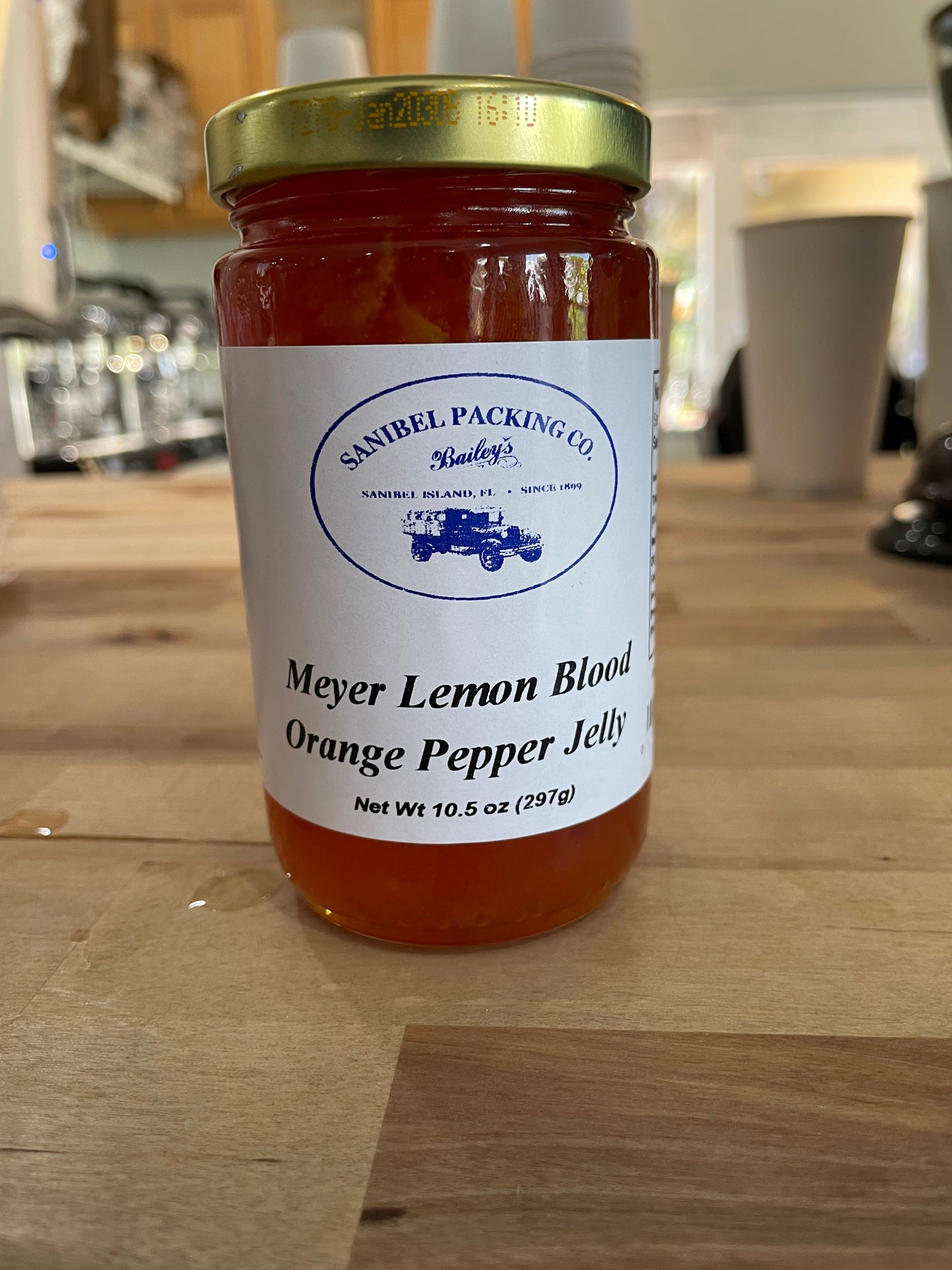 Meyer Lemon Blood Orange Pepper Jelly by Sanibel Packing Company