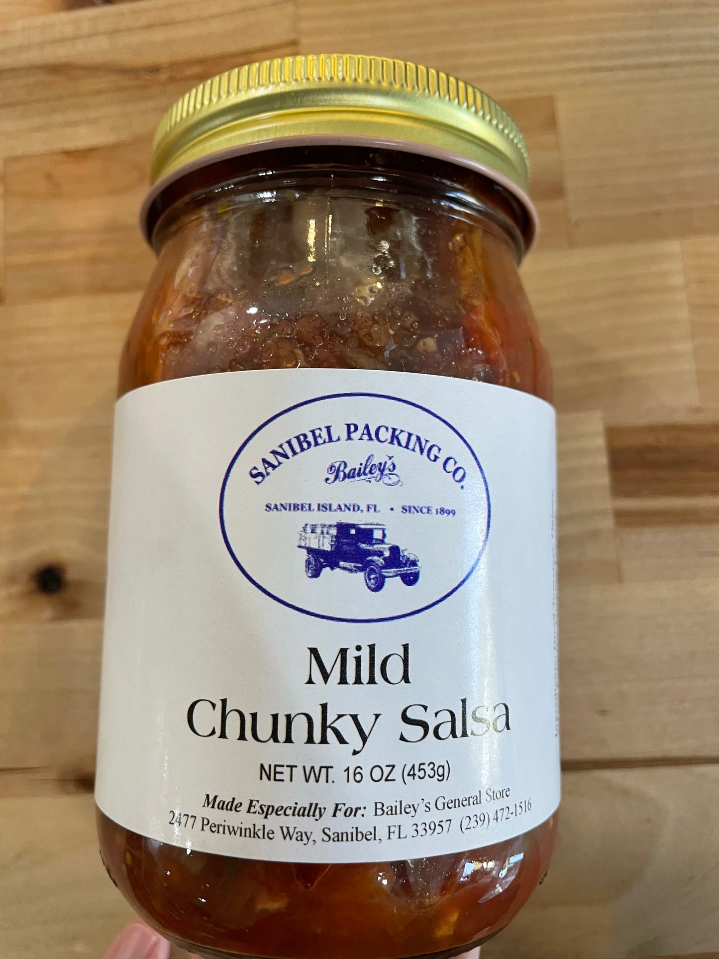 Mild Chunky Salsa by Sanibel Packing Company