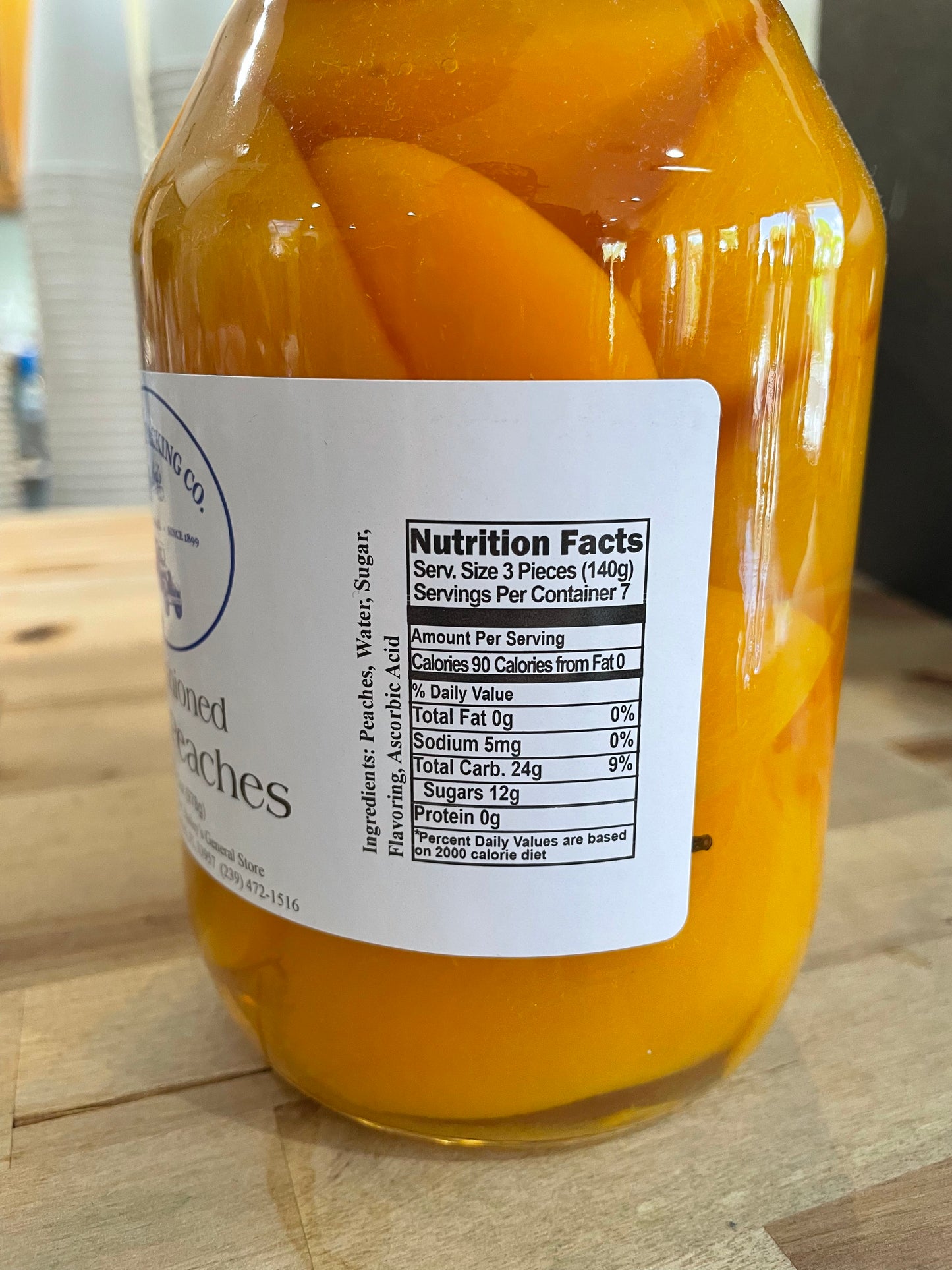 Old Fashioned Spiced Peaches by Sanibel Packing Company
