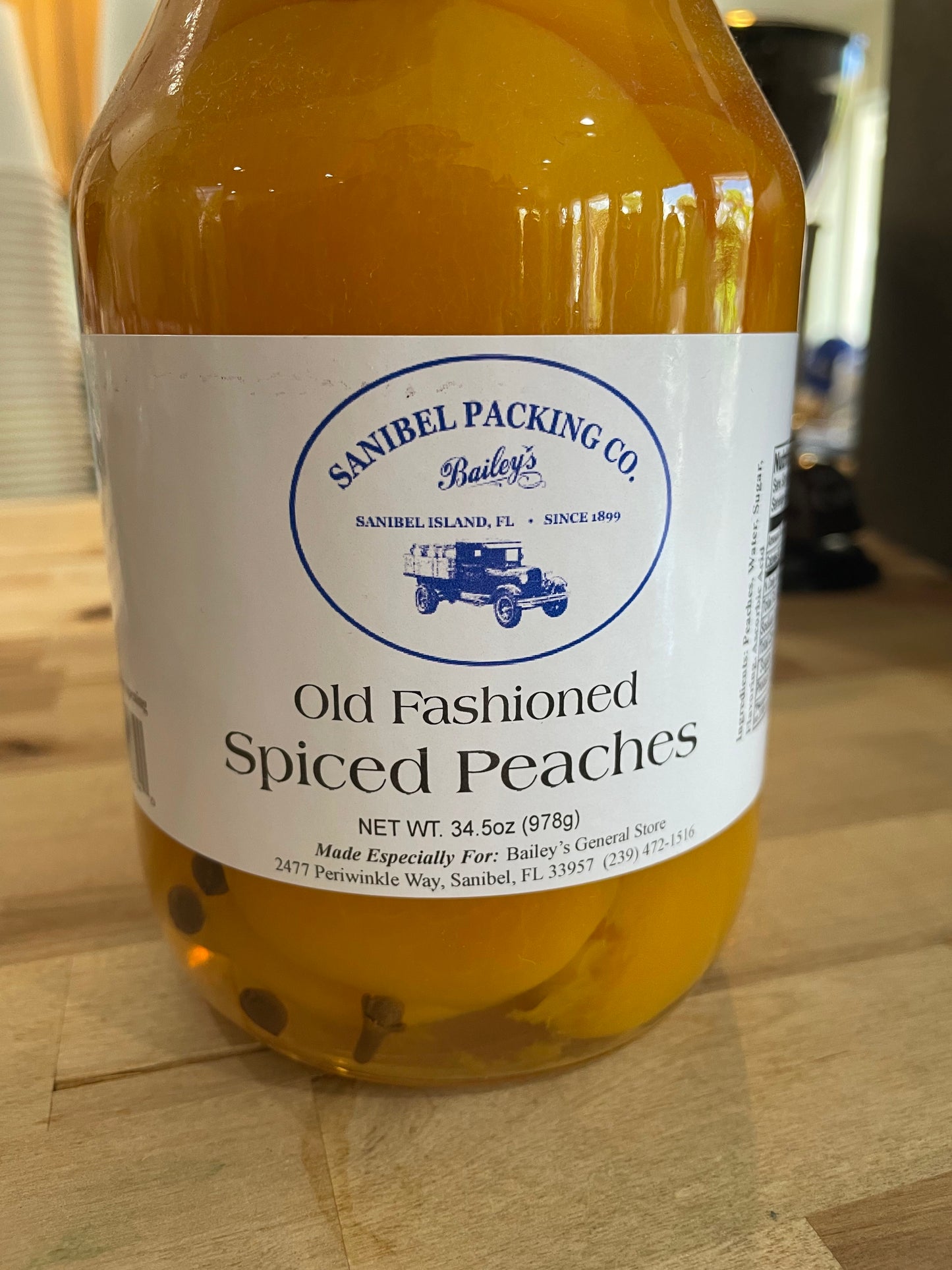 Old Fashioned Spiced Peaches by Sanibel Packing Company