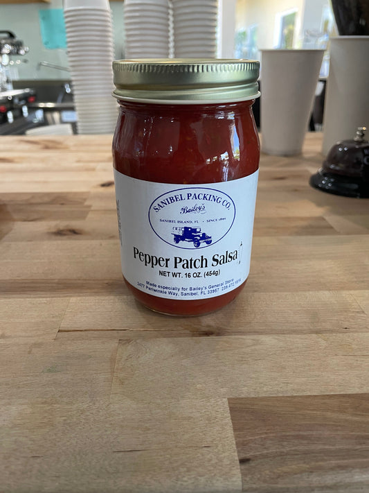Pepper Patch Salsa by Sanibel Packing Company