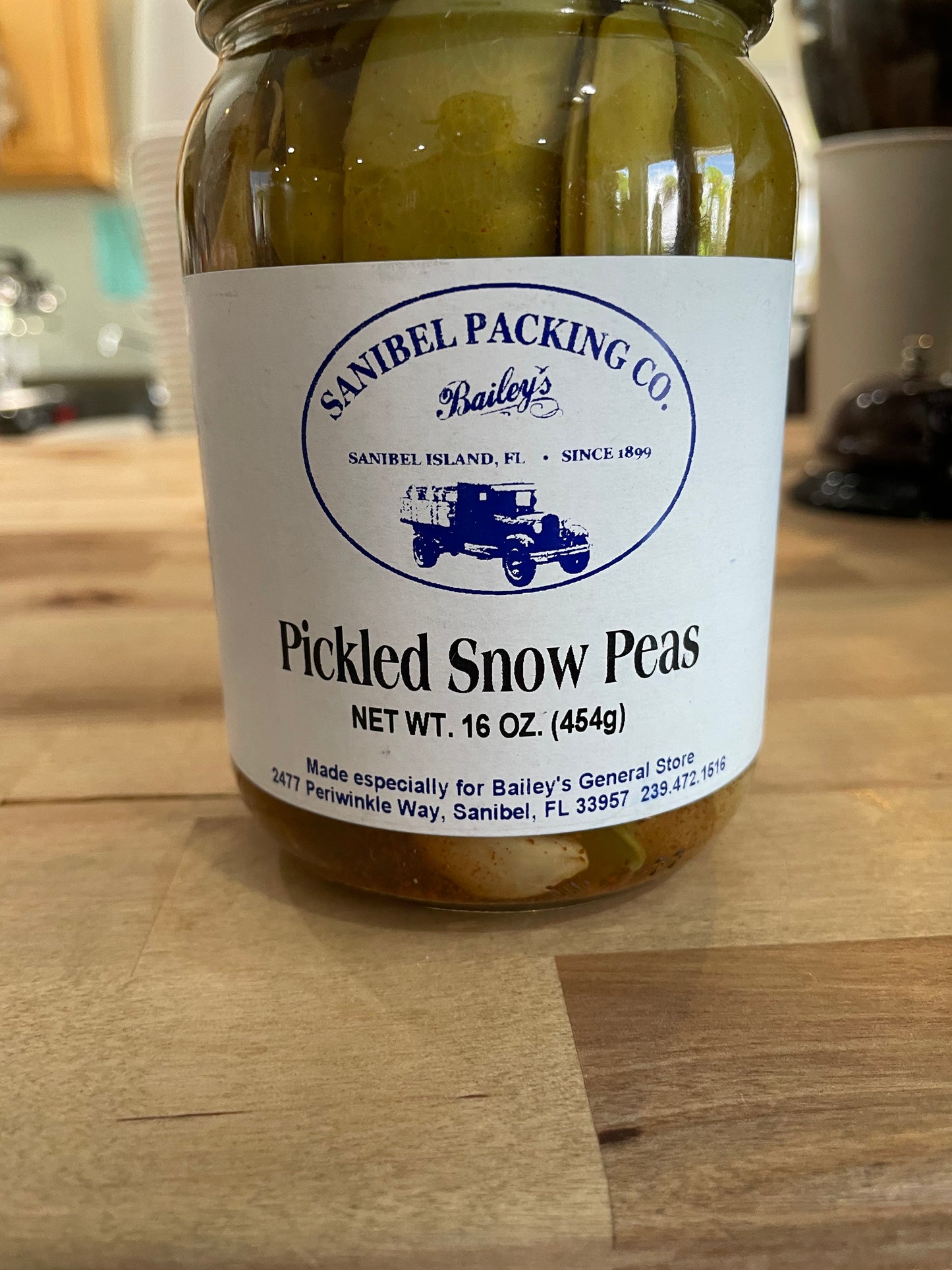 Pickled Snow Peas by Sanibel Packing Company