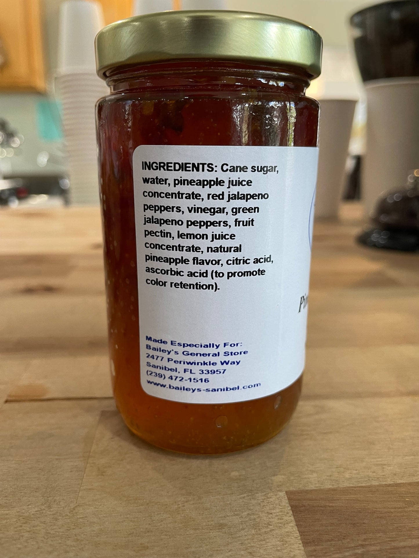 Pineapple Jalapeno Pepper Jelly by Sanibel Packing Company