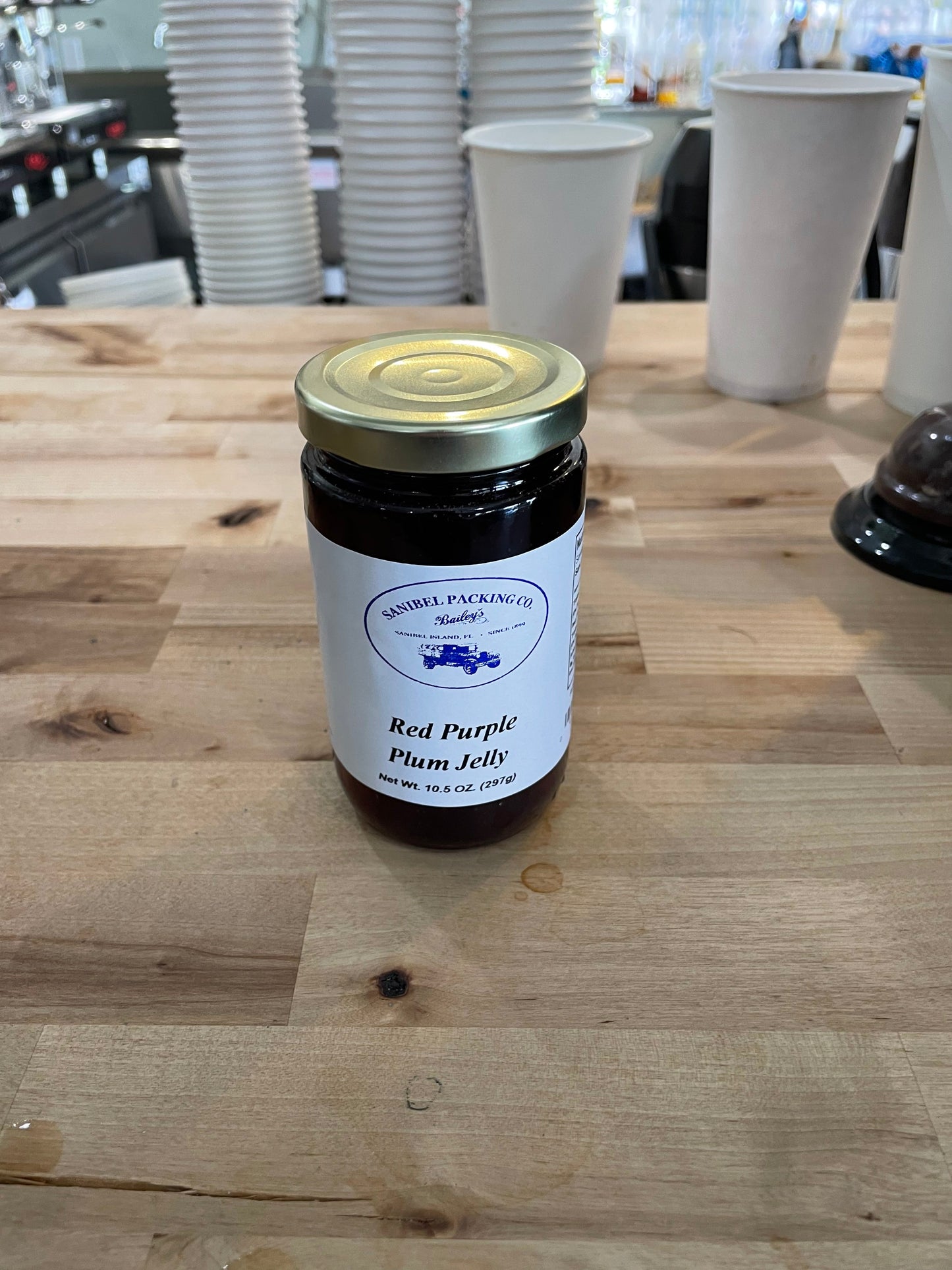 Red Purple Plum Jelly by Sanibel Packing Company