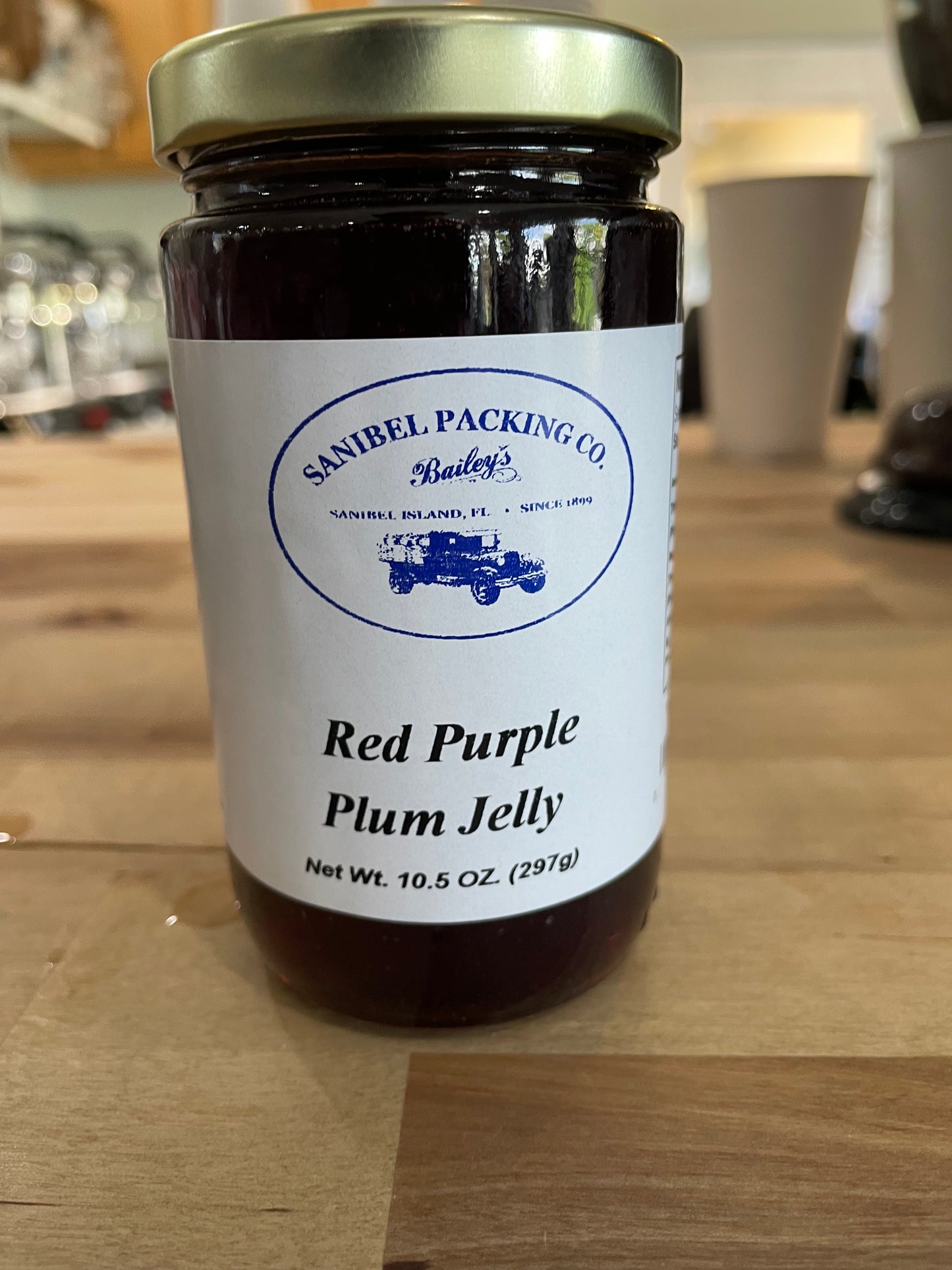 Red Purple Plum Jelly by Sanibel Packing Company