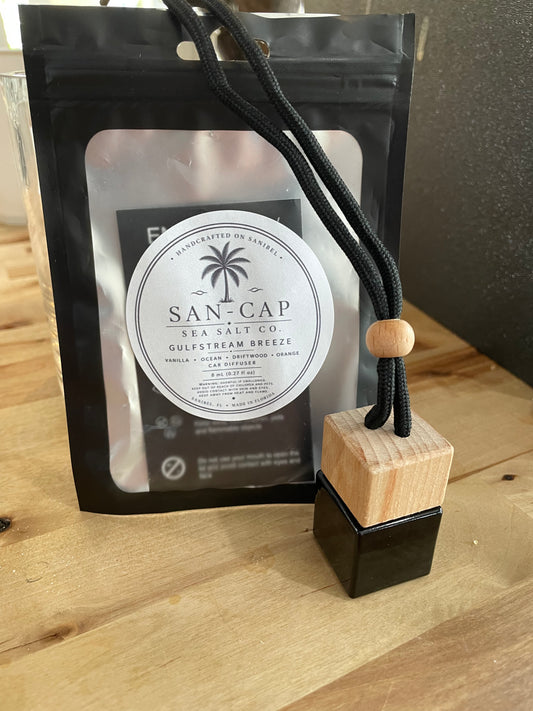 Gulfstream Breeze Car Diffuser 0.27oz by SAN-CAP Sea Salt Co